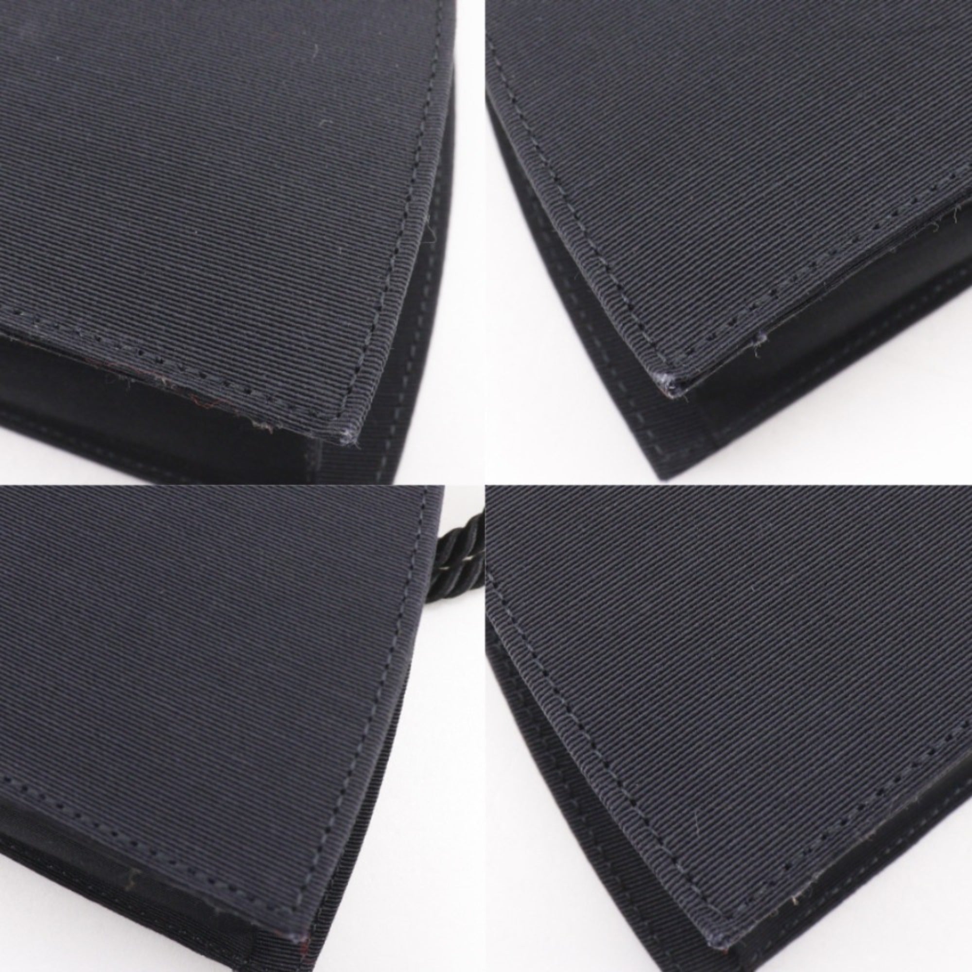 Yves Saint Laurent Black Cotton Shoulder Bag (Pre-Owned)