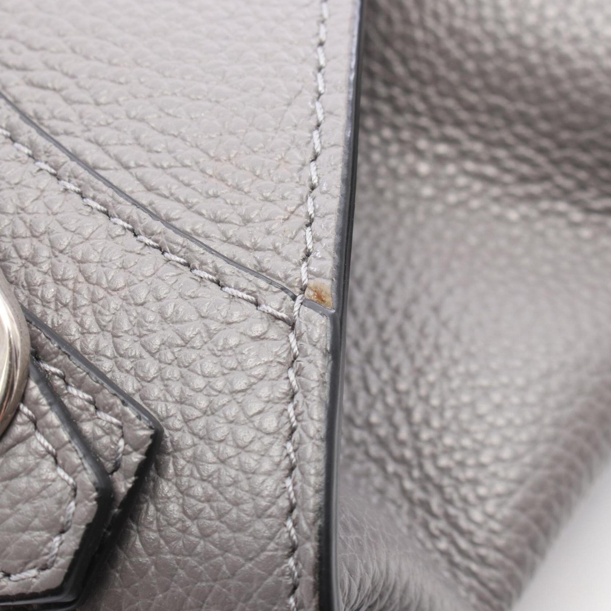 Balenciaga Gray Leather Handbag (Pre-Owned)