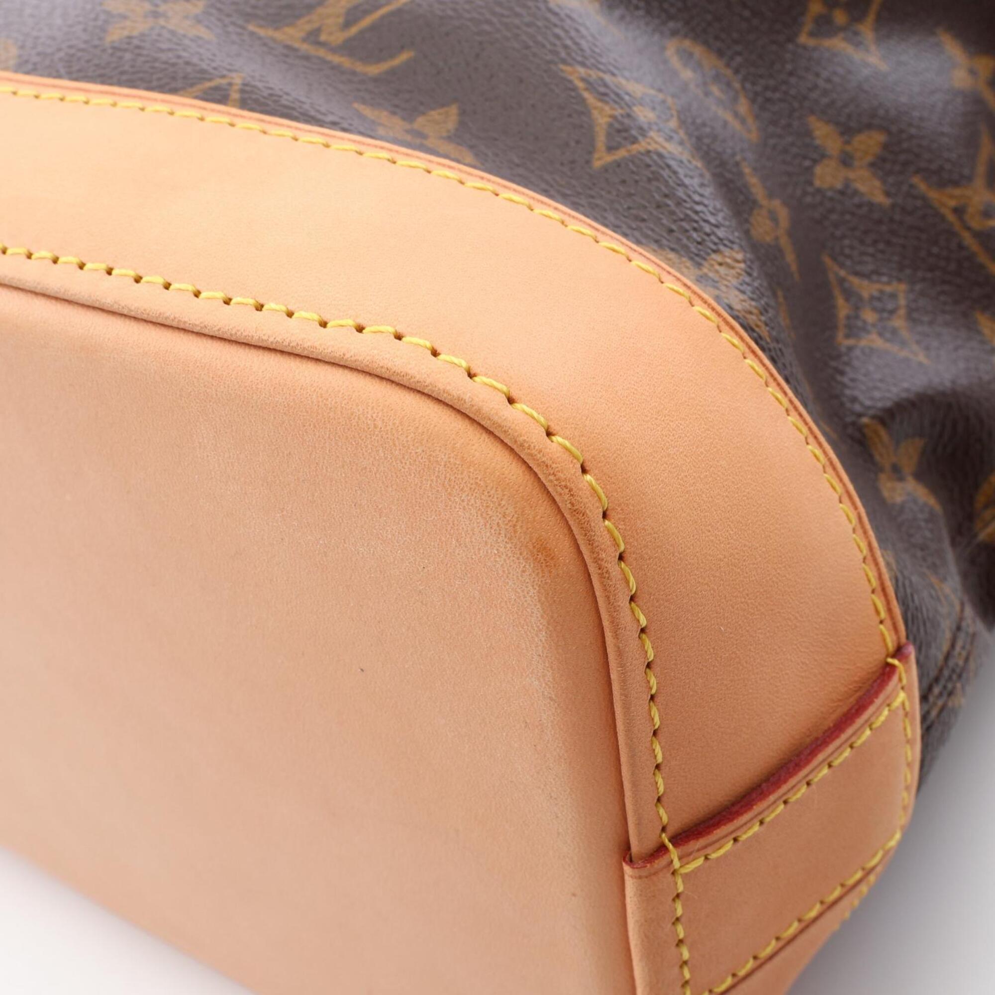 Louis Vuitton Brown Coated Canvas Pvc Monogram Leather Handbag Tote Bag (Pre-Owned)