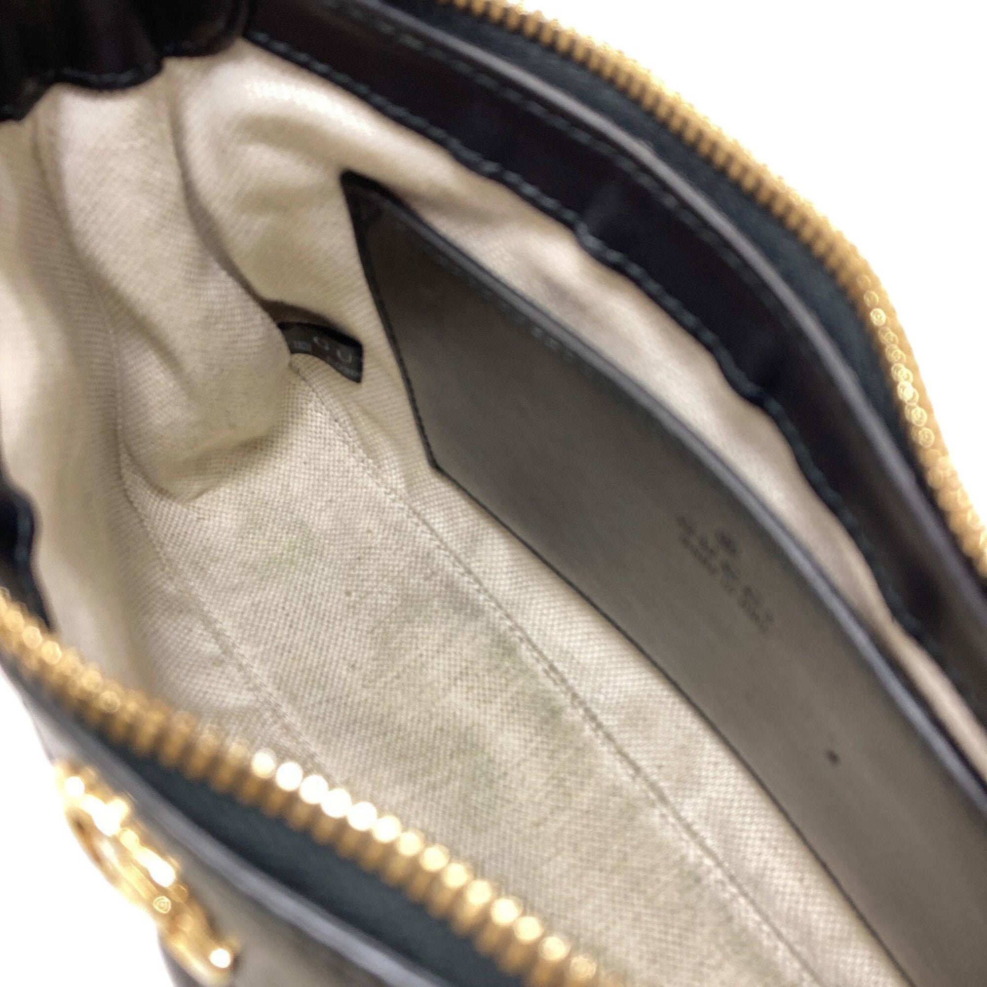 Gucci Black Leather Handbag (Pre-Owned)