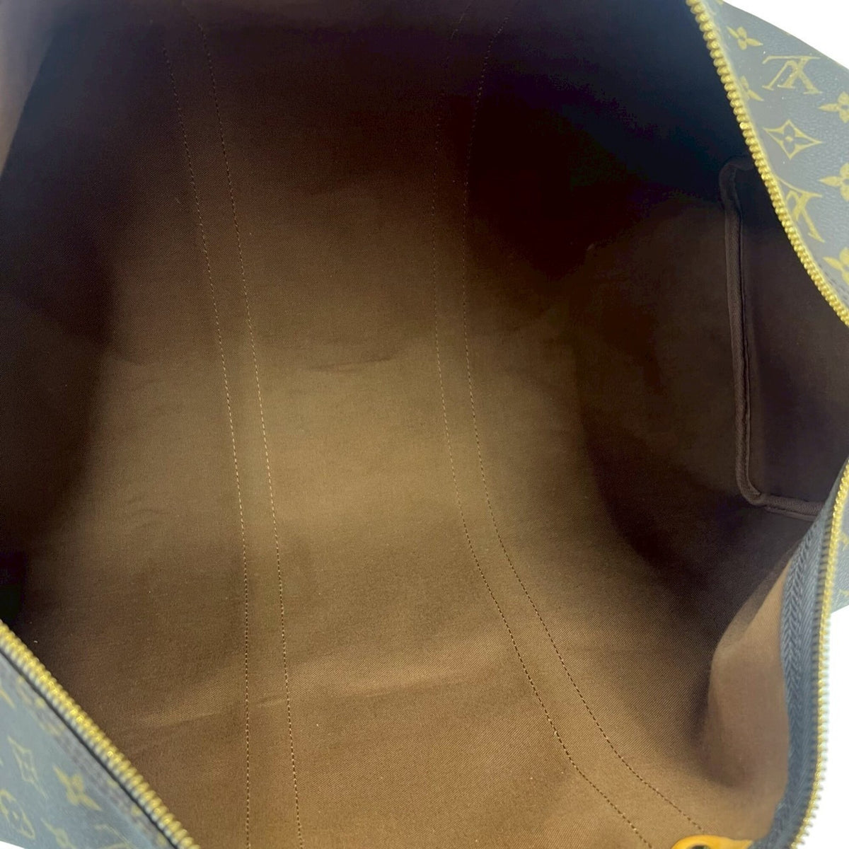 Louis Vuitton Brown Leather Pvc Boston Bag (Pre-Owned)