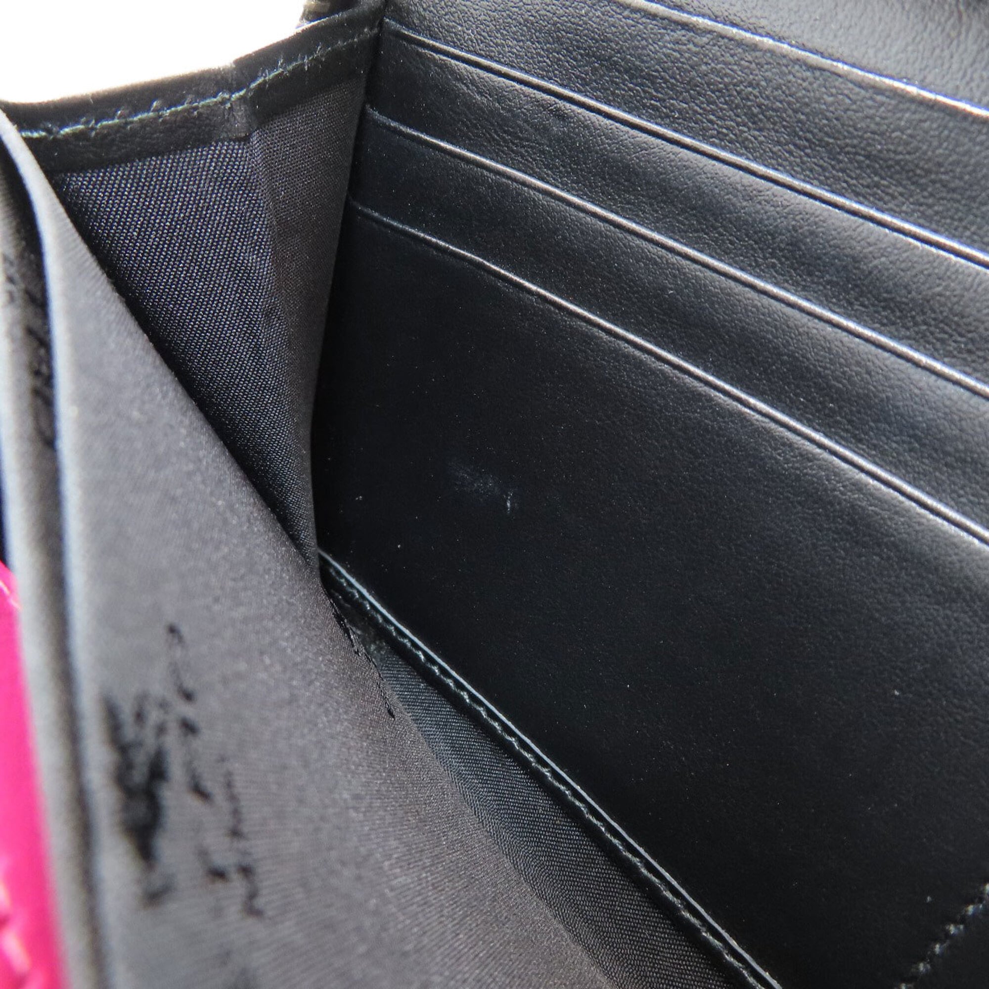 Etro Black Leather Long Wallet (Bi-Fold) (Pre-Owned)