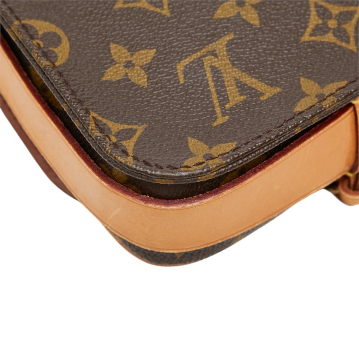 Louis Vuitton Brown Pvc Leather Shoulder Bag (Pre-Owned)