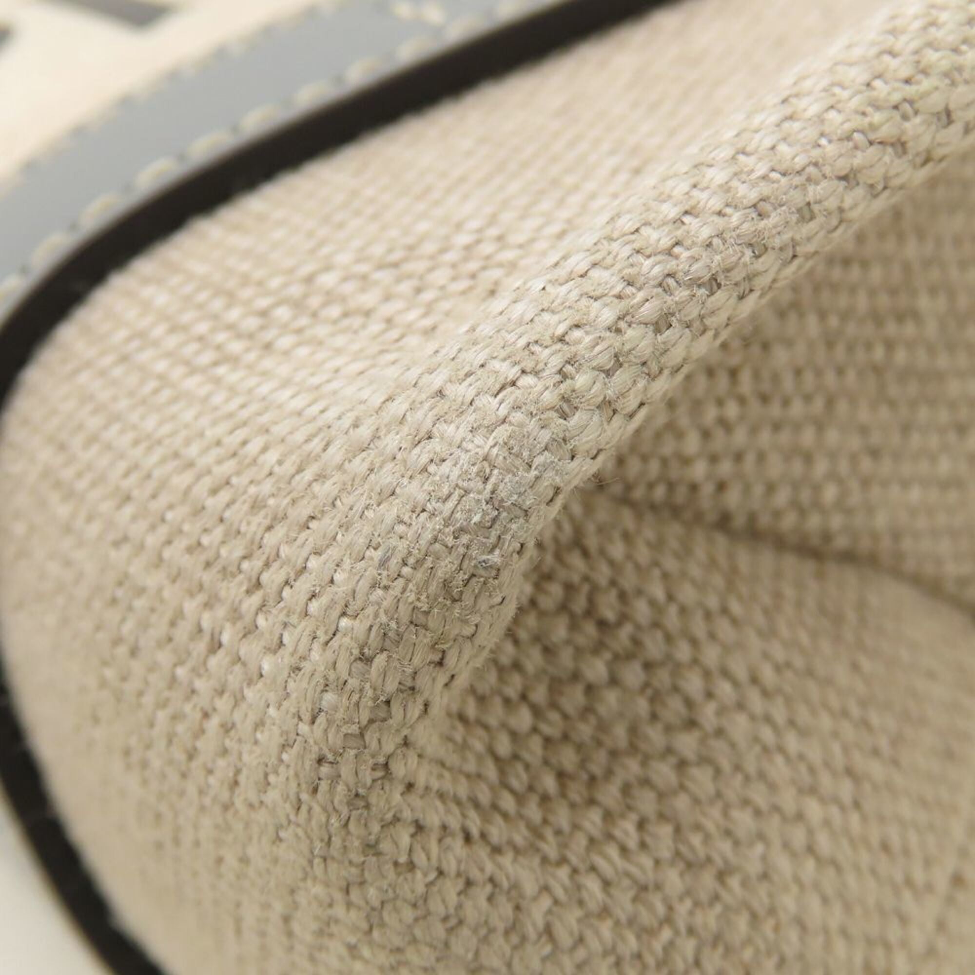 Chloé Beige Linen Leather Handbag (Pre-Owned)
