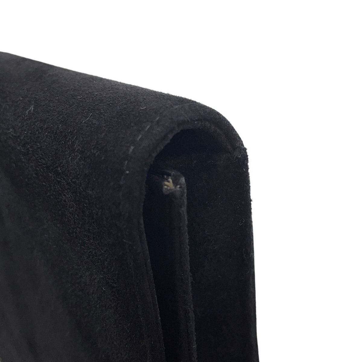 Salvatore Ferragamo Black Suede Shoulder Bag (Pre-Owned)