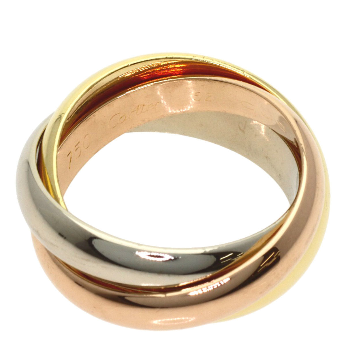 Cartier Yellow Gold (18K) Pink Gold (18K) White Gold (18K) Band Ring (Pre-Owned)