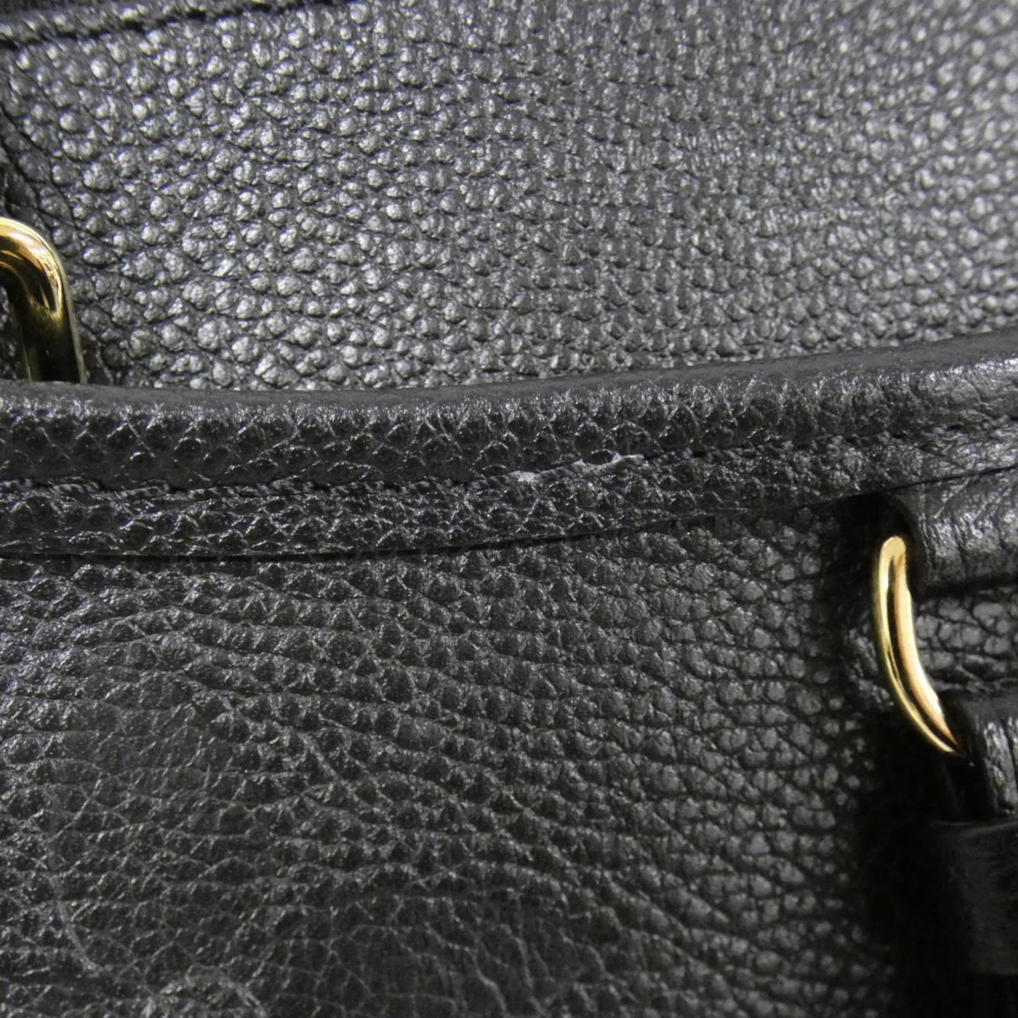 Louis Vuitton Monogram Empreinte Black Leather Handbag (Pre-Owned)