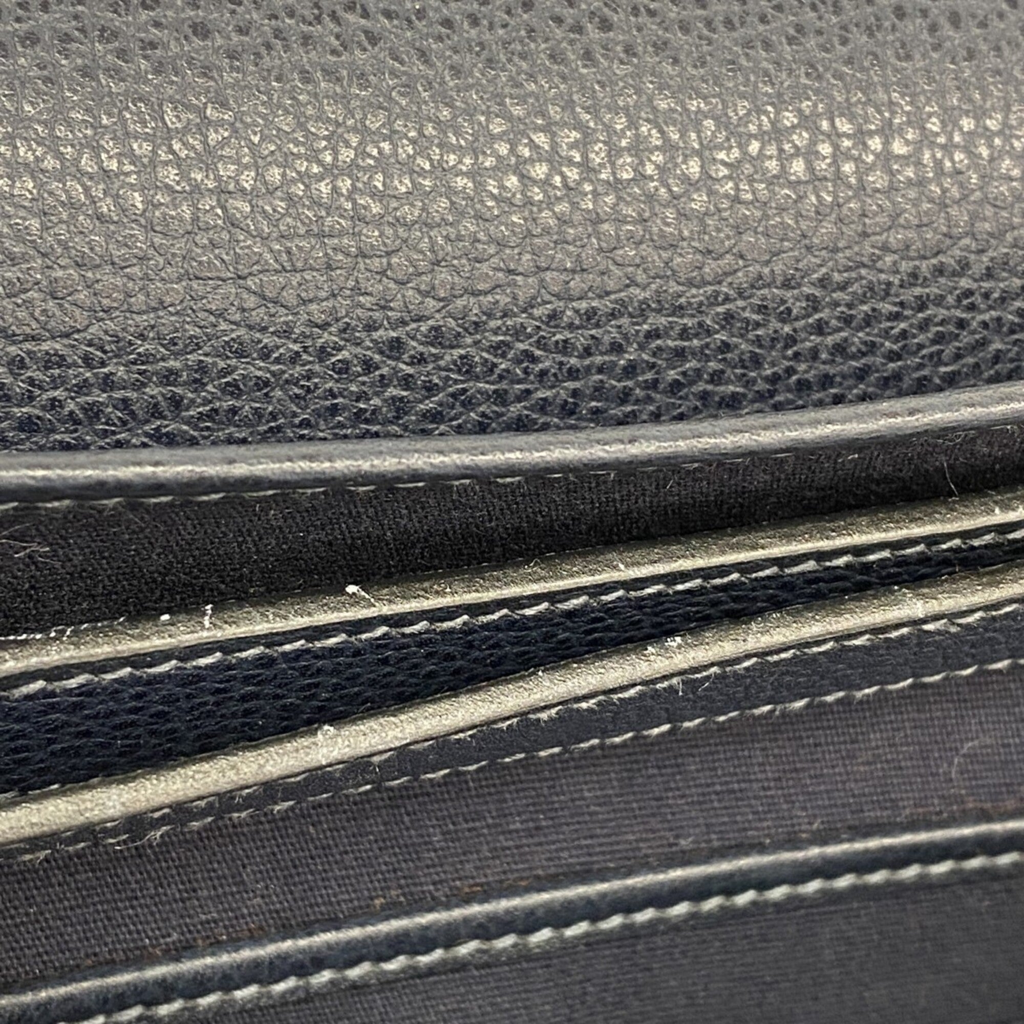 Hermes Navy Vache Liegee Leather Shoulder Bag (Pre-Owned)