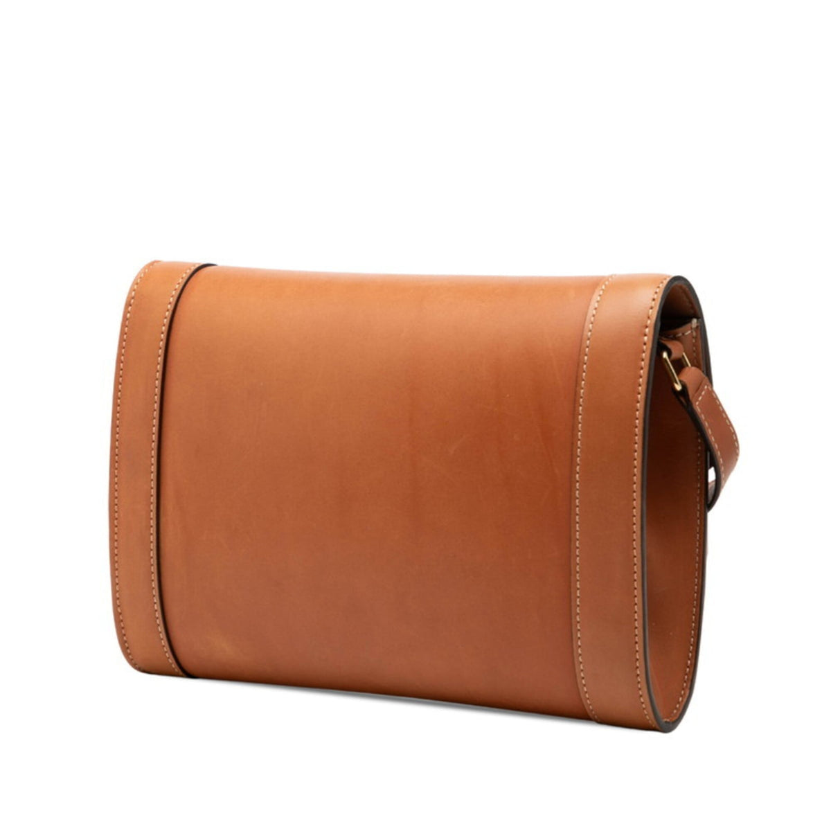 Celine Brown Leather Shoulder Bag (Pre-Owned)