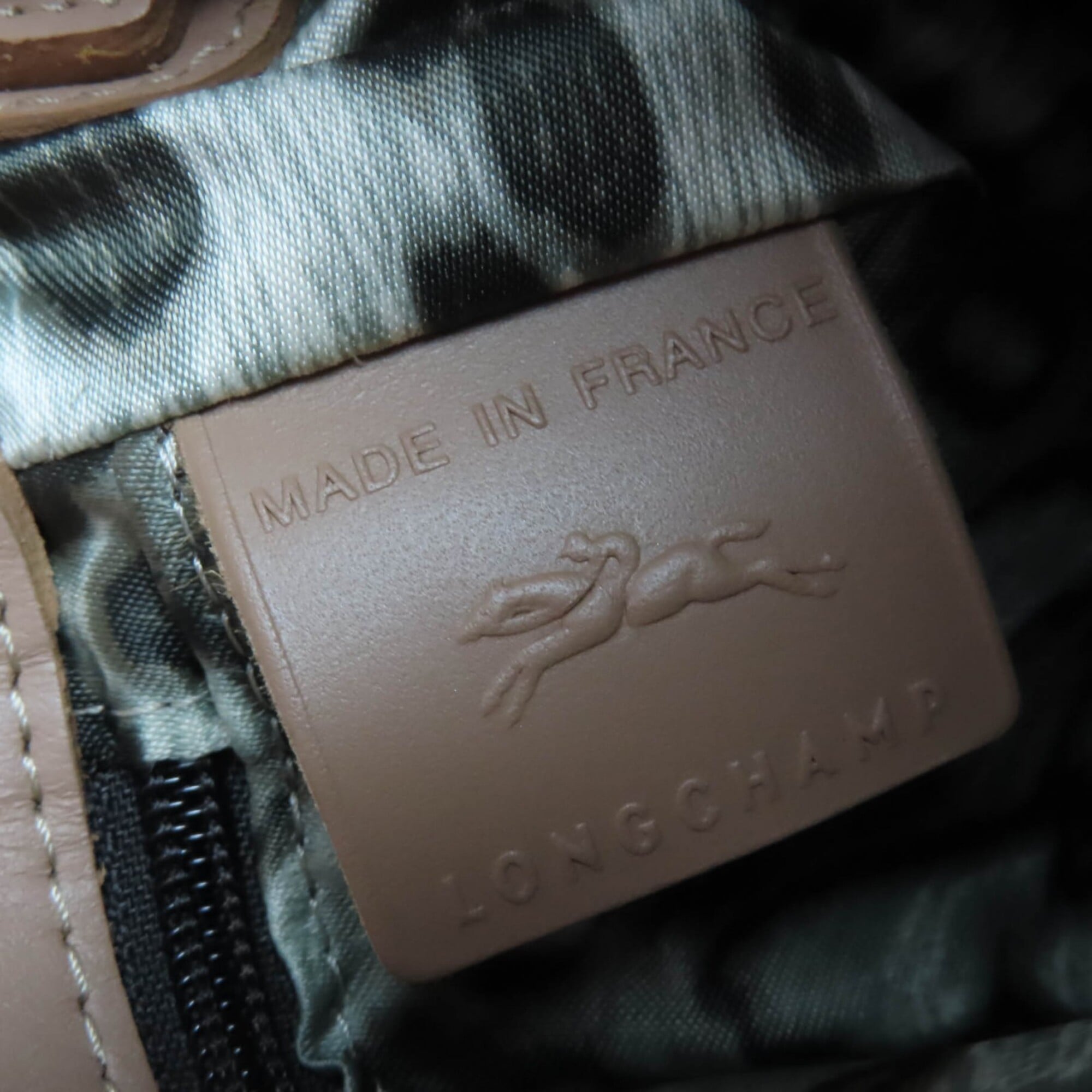 Longchamp Brown Leather Handbag Shoulder Bag (Pre-Owned)