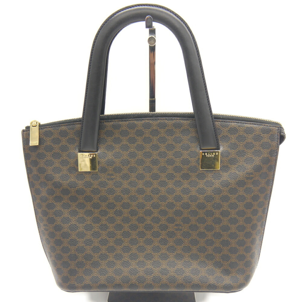 Celine Brown Pvc Leather Tote Bag (Pre-Owned)