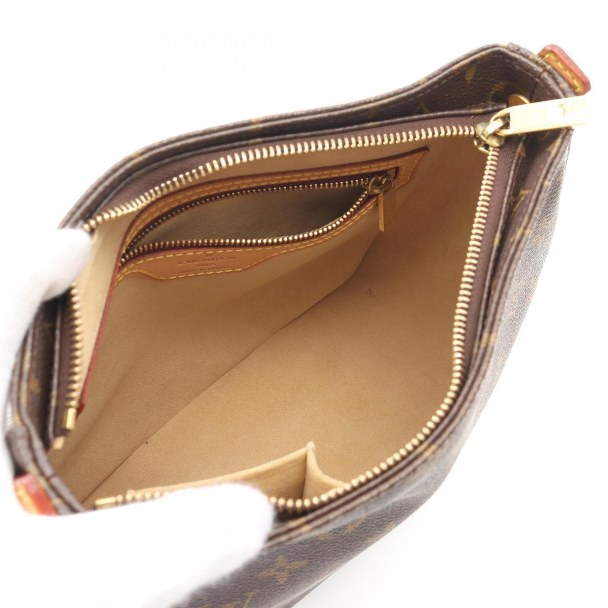 Louis Vuitton Brown Monogram Coated Canvas Pvc Leather Shoulder Bag (Pre-Owned)