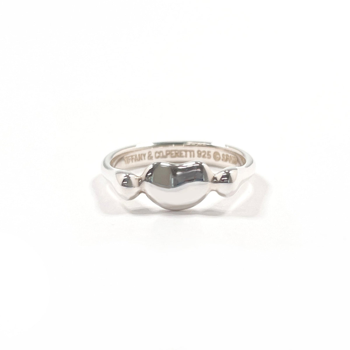 Tiffany Silver Silver 925 Band Ring (Pre-Owned)