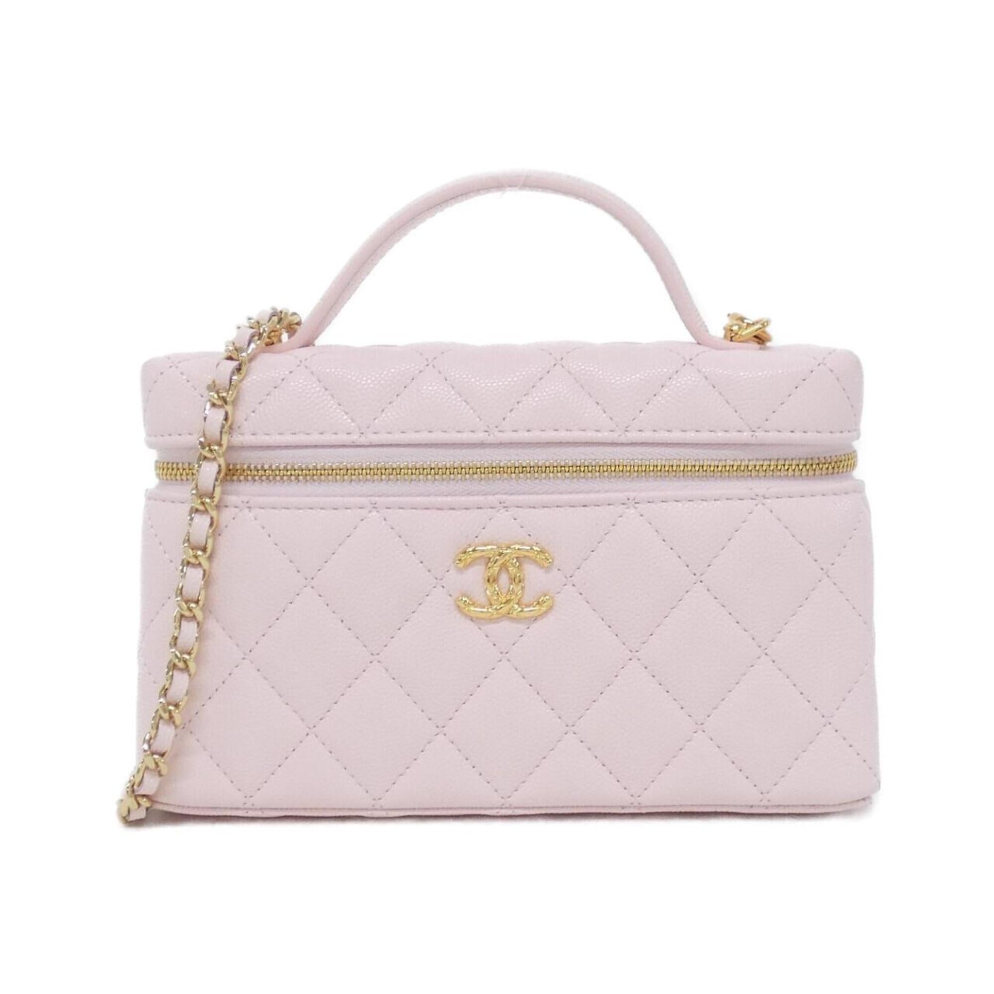 Chanel Pink Grained Calfskin Handbag (Pre-Owned)