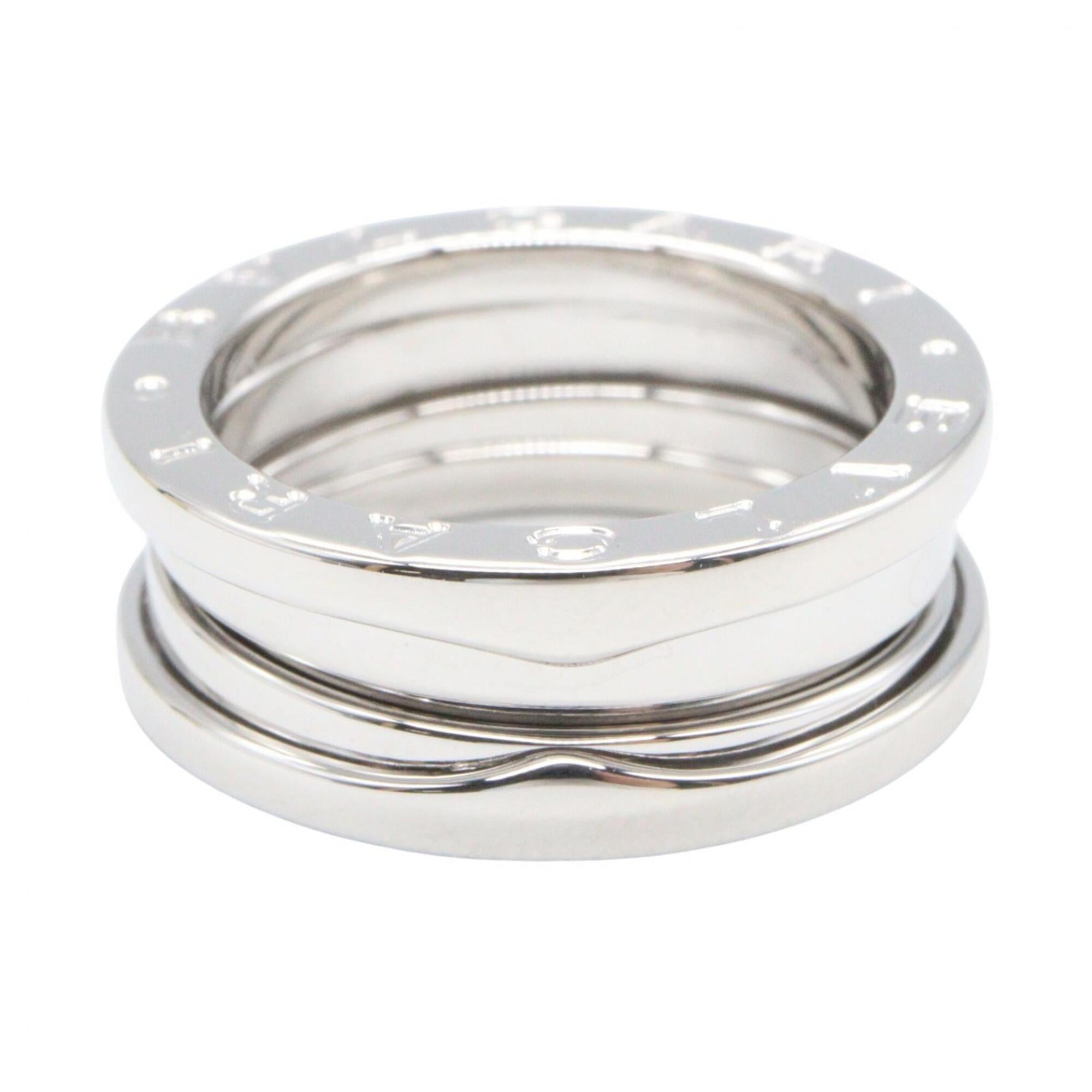Bvlgari Silver White Gold (18K) Band Ring (Pre-Owned)