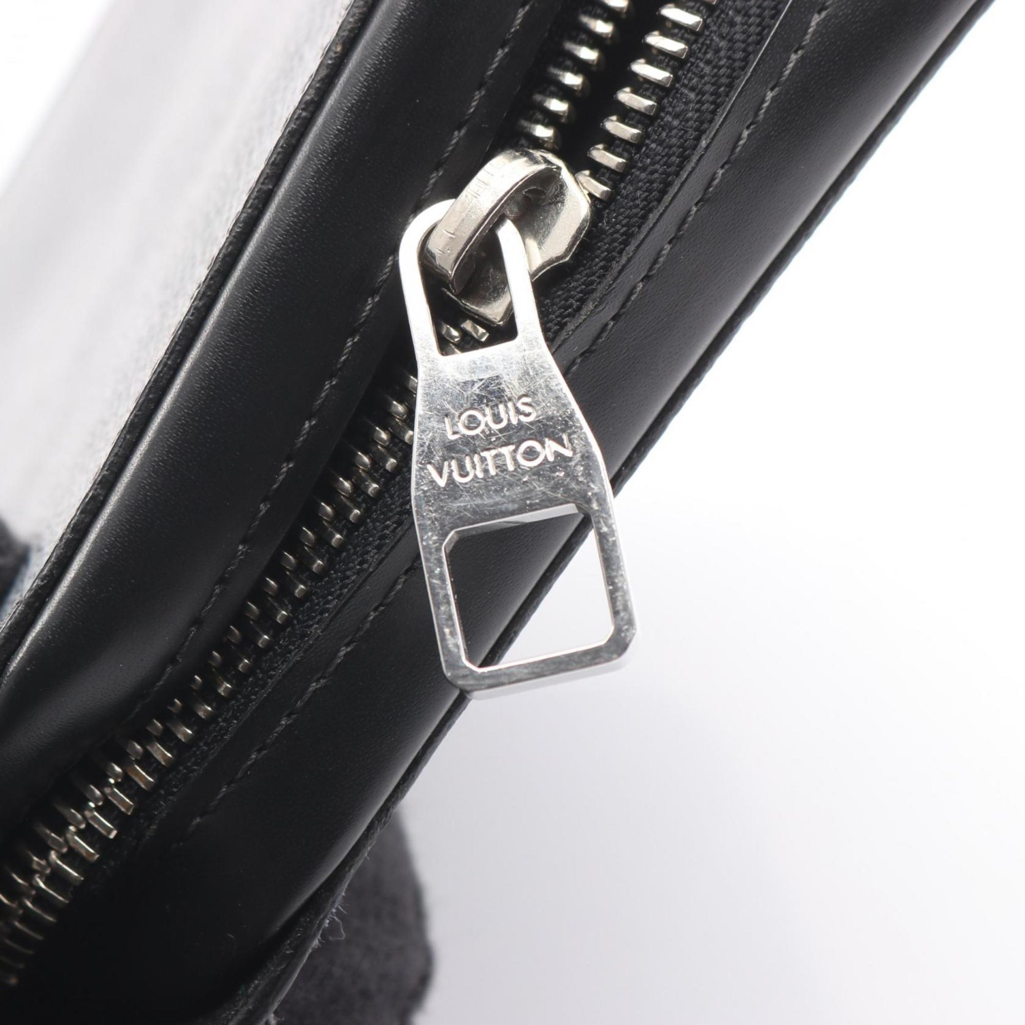 Louis Vuitton Black Damier Graphite Damier Graphite Long Bill Wallet (Bi-Fold) (Pre-Owned)