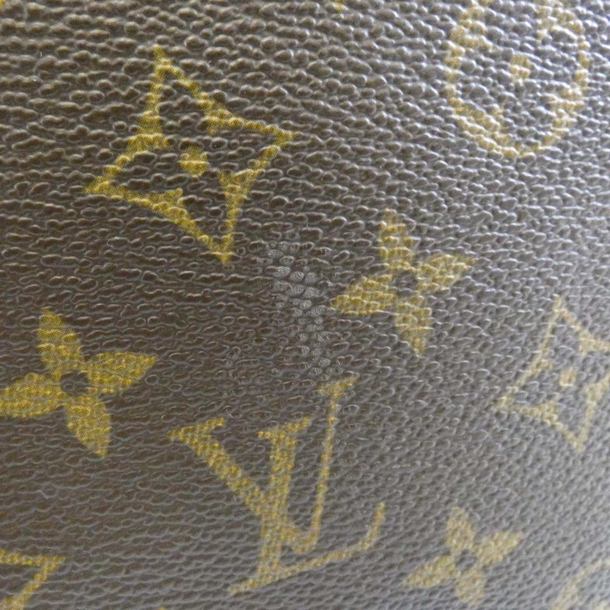 Louis Vuitton Marron Coated Canvas Shoulder Bag (Pre-Owned)