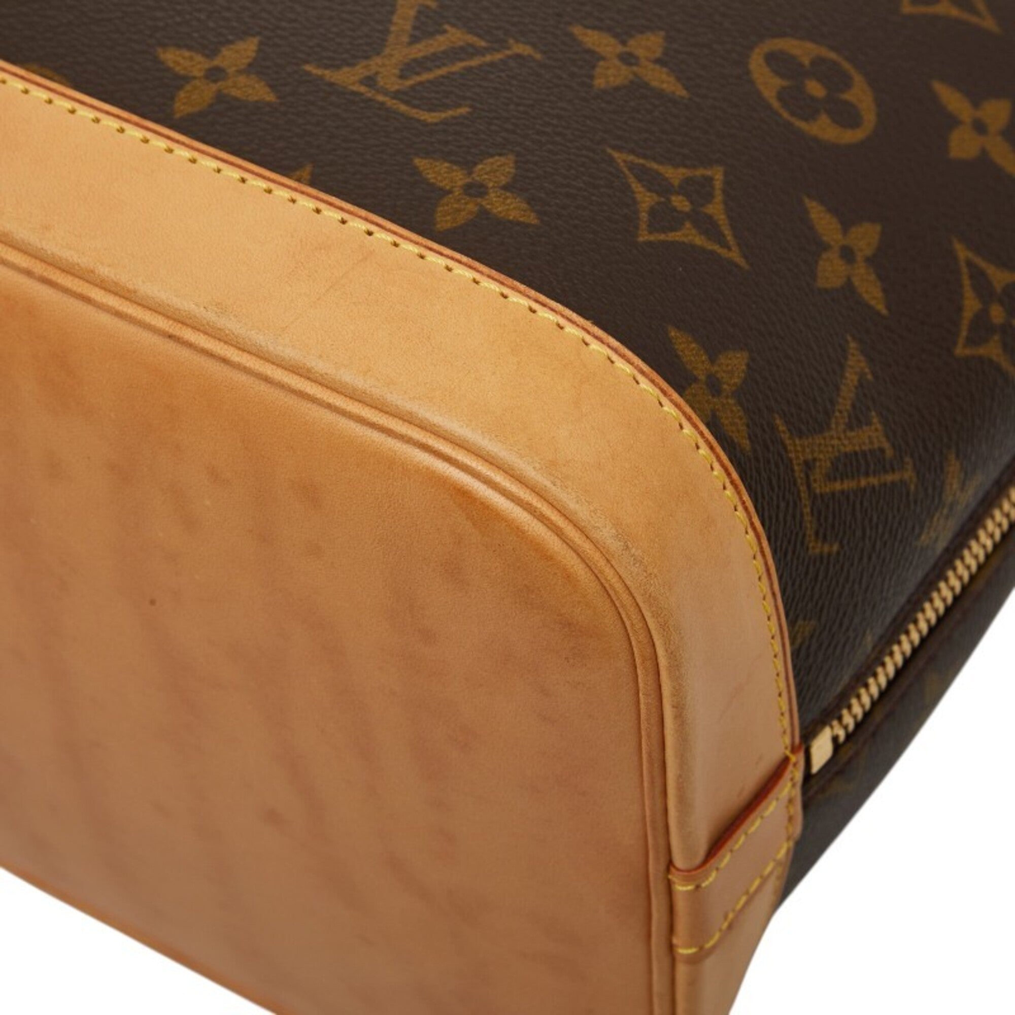 Louis Vuitton Monogram Brown Pvc Leather Handbag (Pre-Owned)