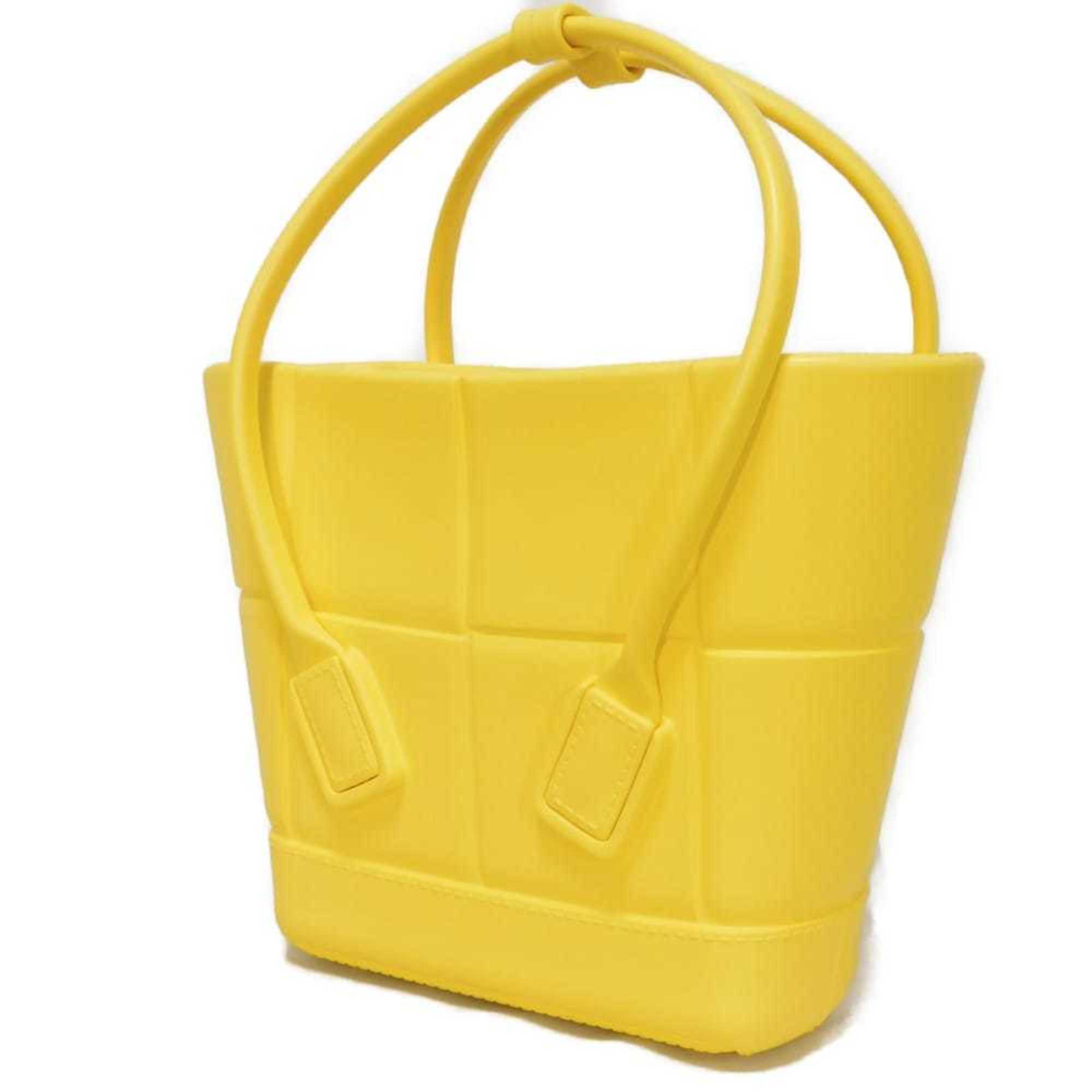 Bottega Veneta Yellow Silicone Tote Bag (Pre-Owned)