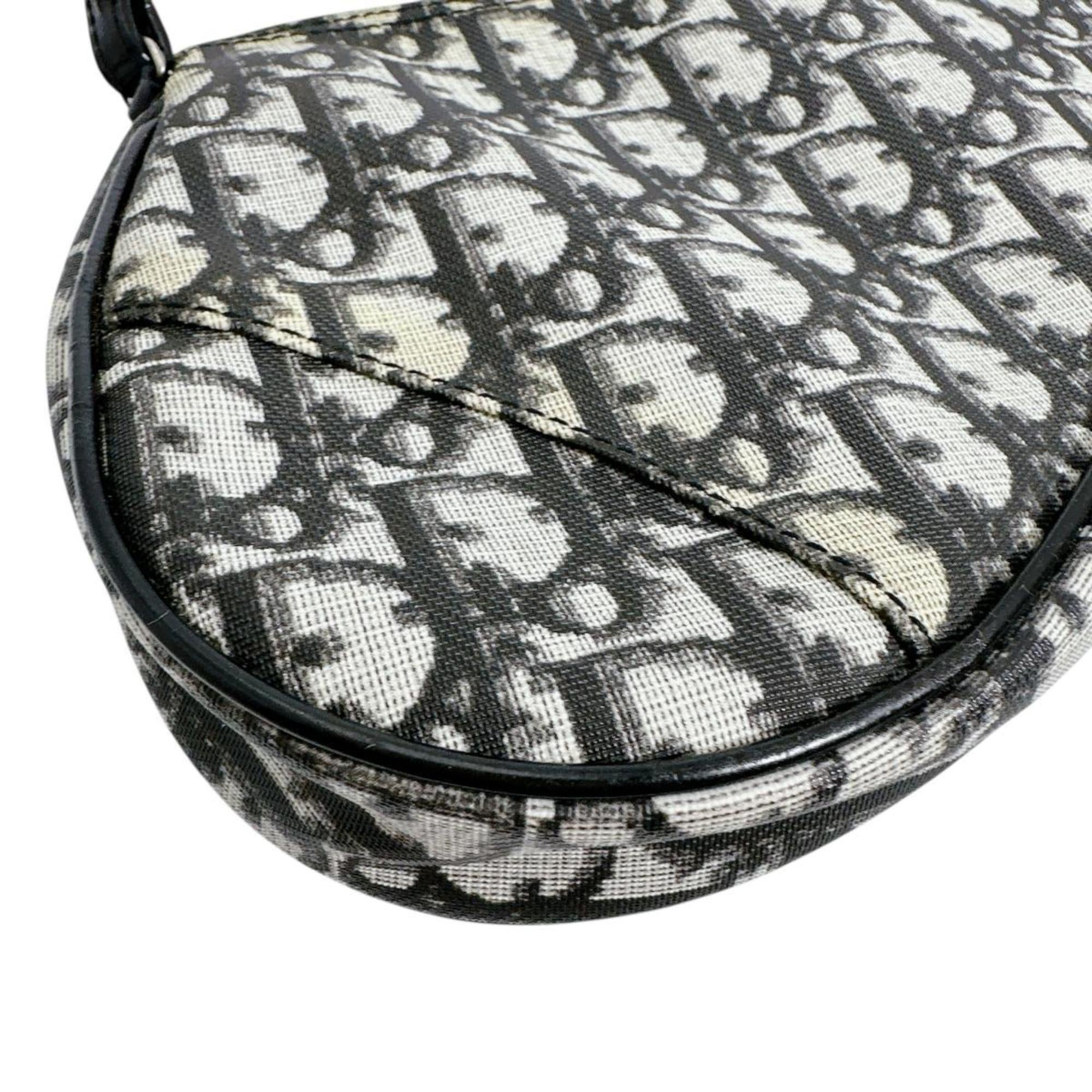 Christian Dior Black Pvc Handbag Pouch (Pre-Owned)