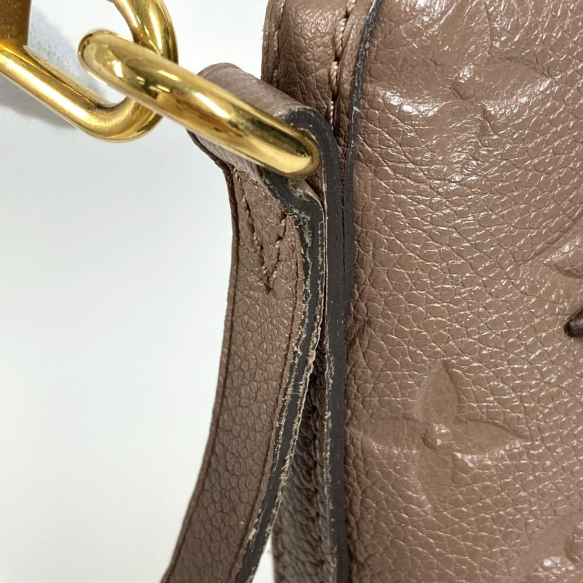 Louis Vuitton Monogram Empreinte Beige Monogram Empreinte Handbag Shoulder Bag (Pre-Owned)