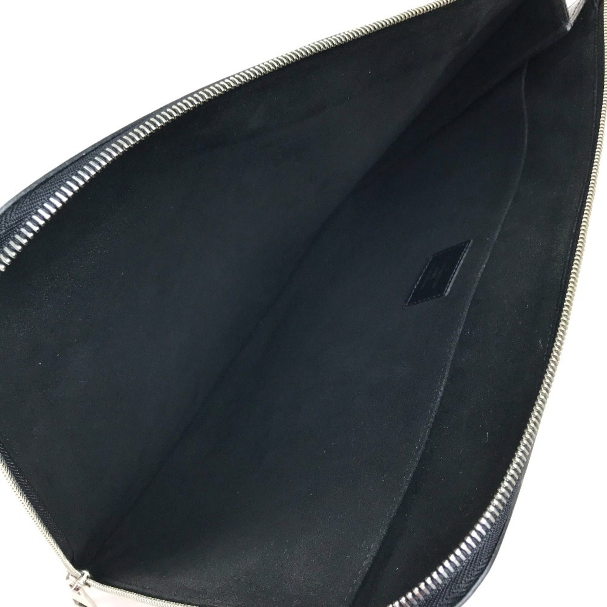 Louis Vuitton Epi Black Noir Epi Leather Clutch Bag Pochette (Pre-Owned)