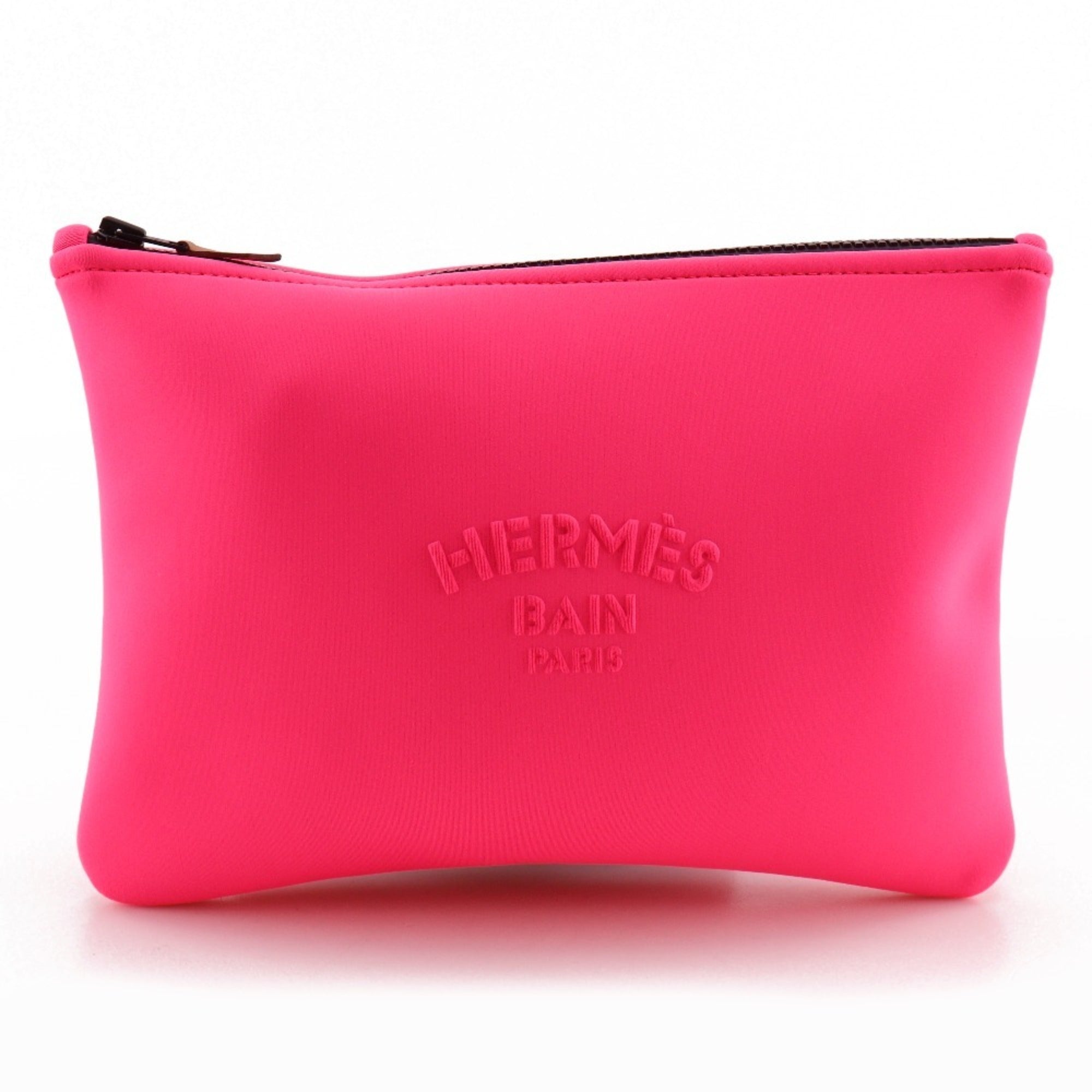 Hermes Pink Elastane Pouch (Pre-Owned)