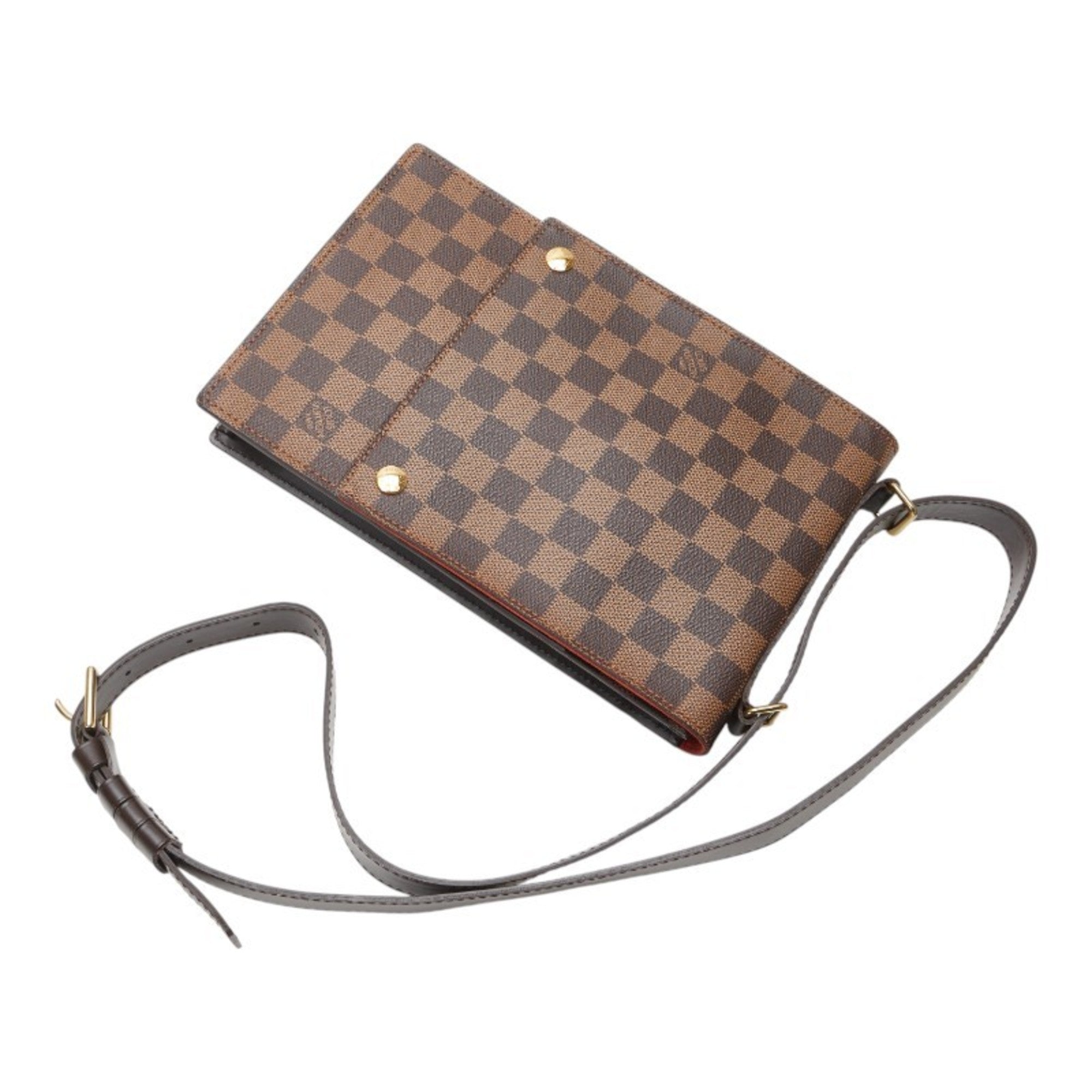 Louis Vuitton Brown Pvc Leather Shoulder Bag (Pre-Owned)
