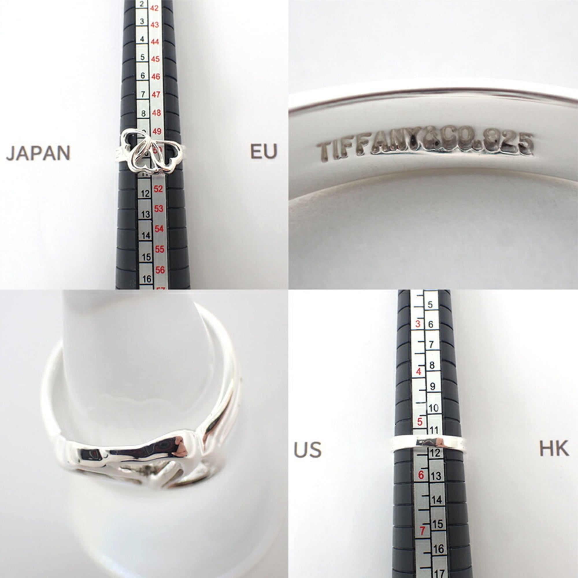 Tiffany Sterling Silver 925 Band Ring (Pre-Owned)