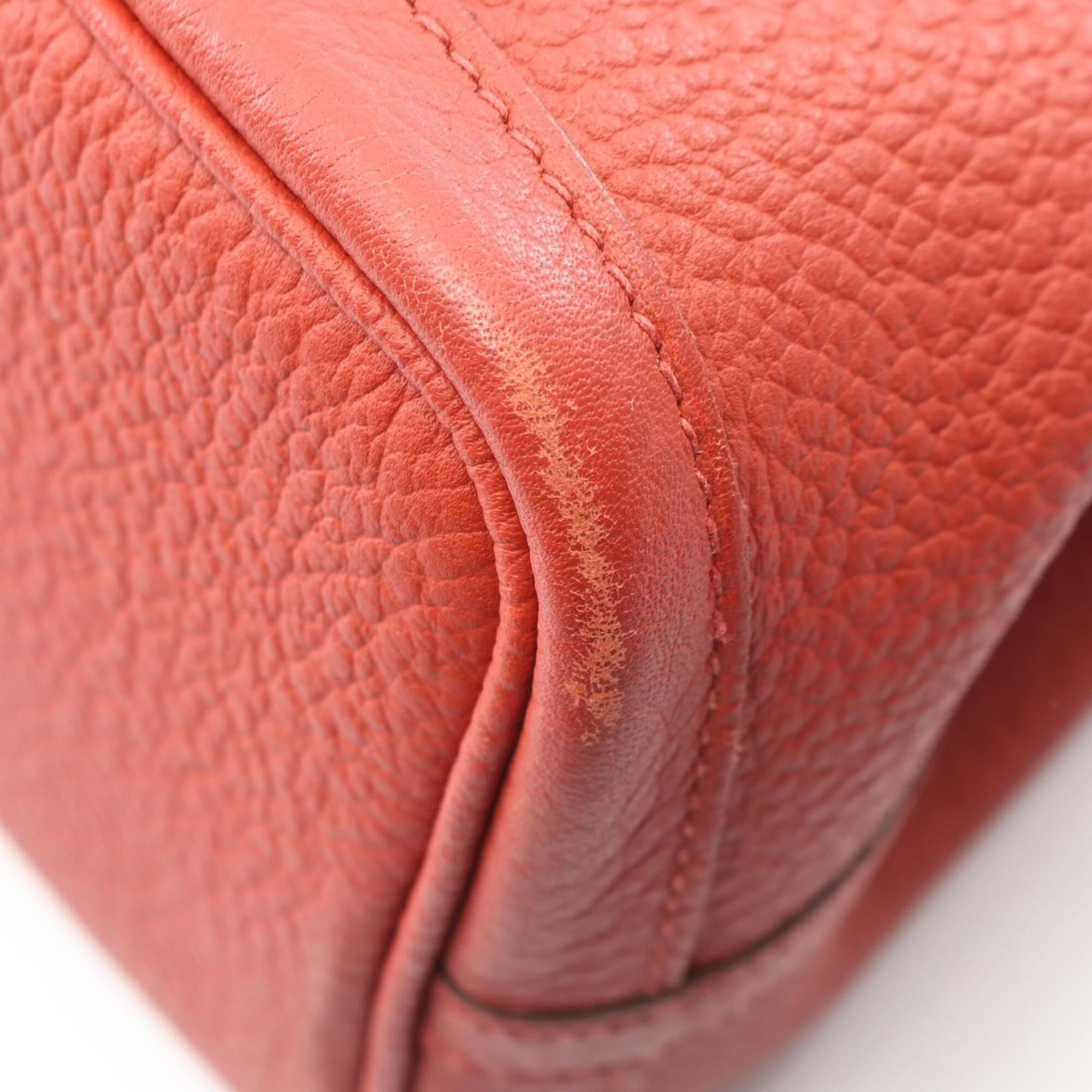 Hermes Bordeaux Country Leather Leather Handbag Tote Bag (Pre-Owned)