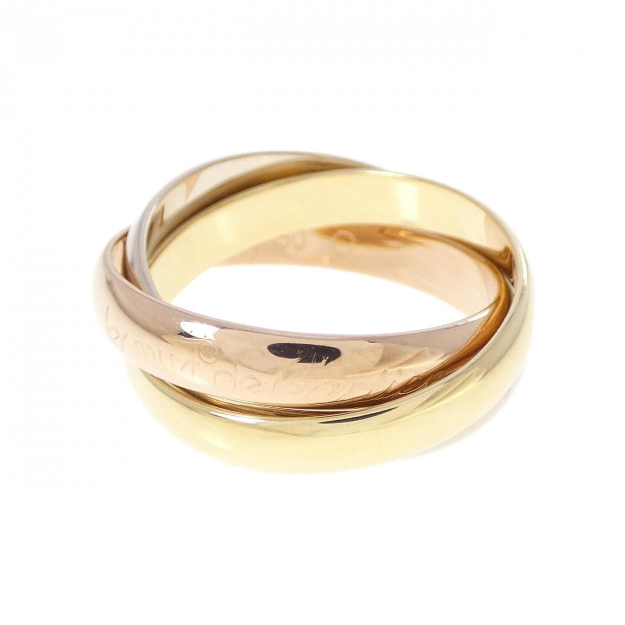 Cartier Pink Gold White Gold Yellow Gold Yellow Gold (18K) Pink Gold (18K) White Gold (18K) Band Ring (Pre-Owned)