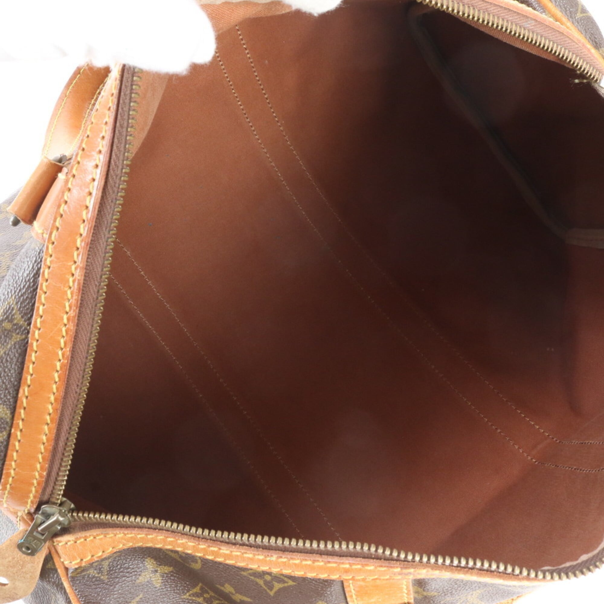 Louis Vuitton Brown Monogram Leather Coated Canvas Handbag Tote Bag (Pre-Owned)