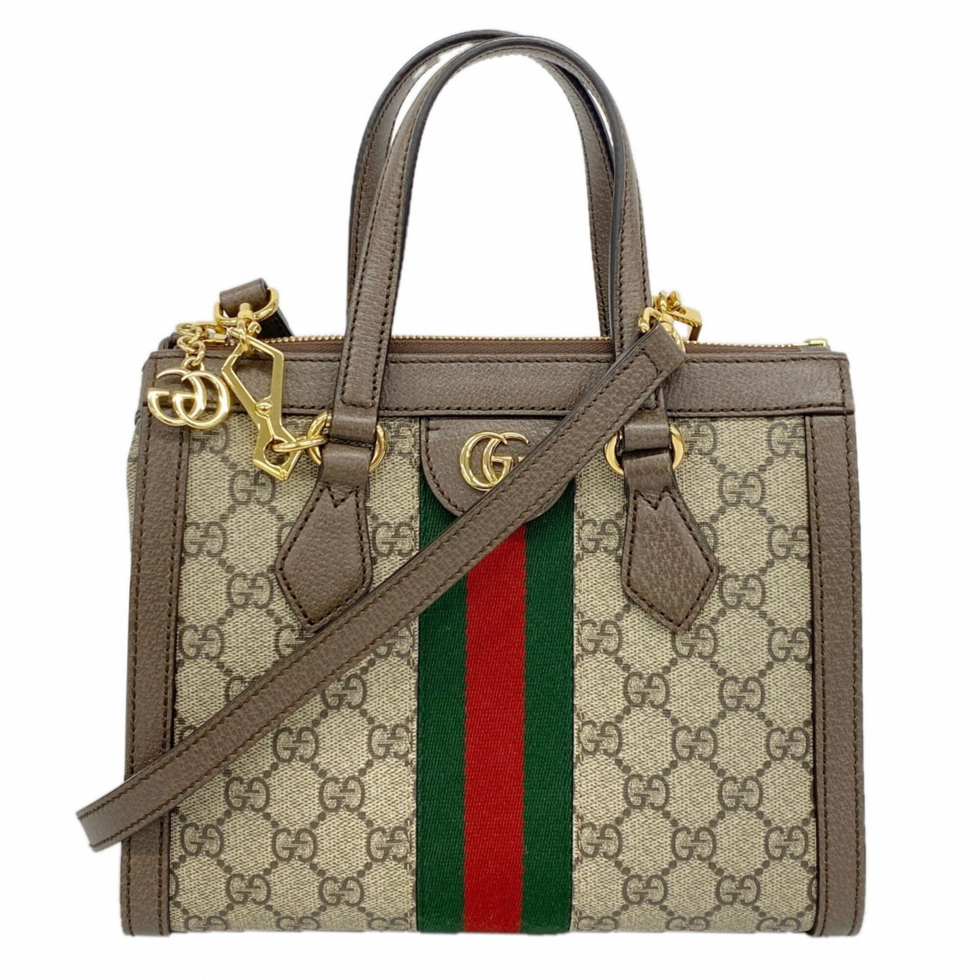 Gucci Brown Pvc Handbag (Pre-Owned)
