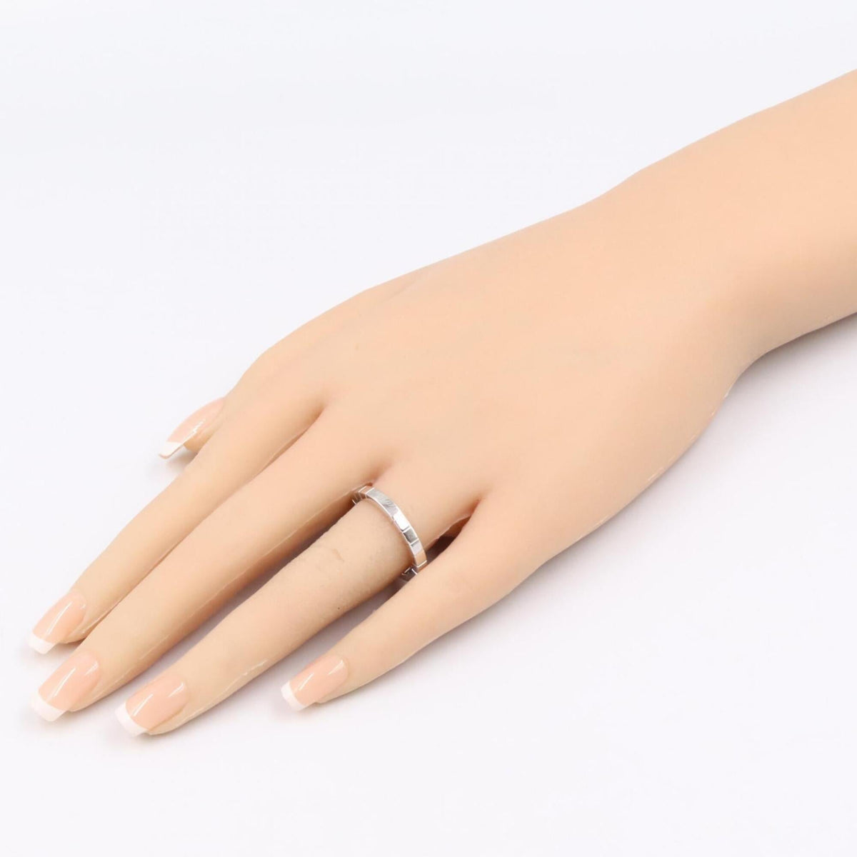 Cartier Silver White Gold (18K) Band Ring (Pre-Owned)