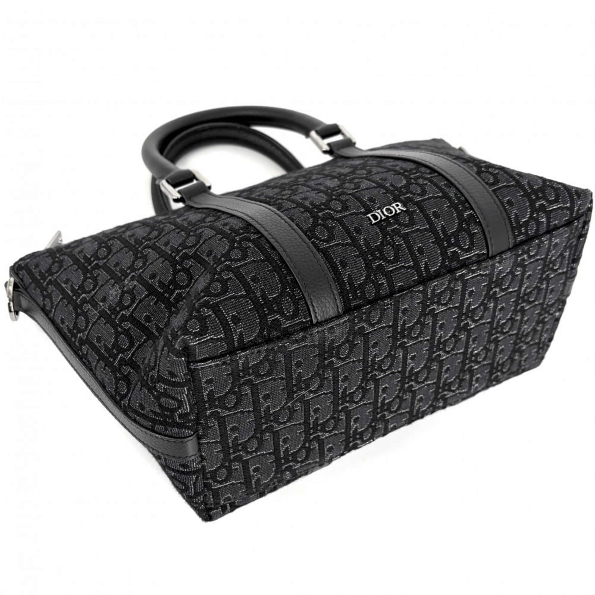Christian Dior Black Canvas Shoulder Bag (Pre-Owned)