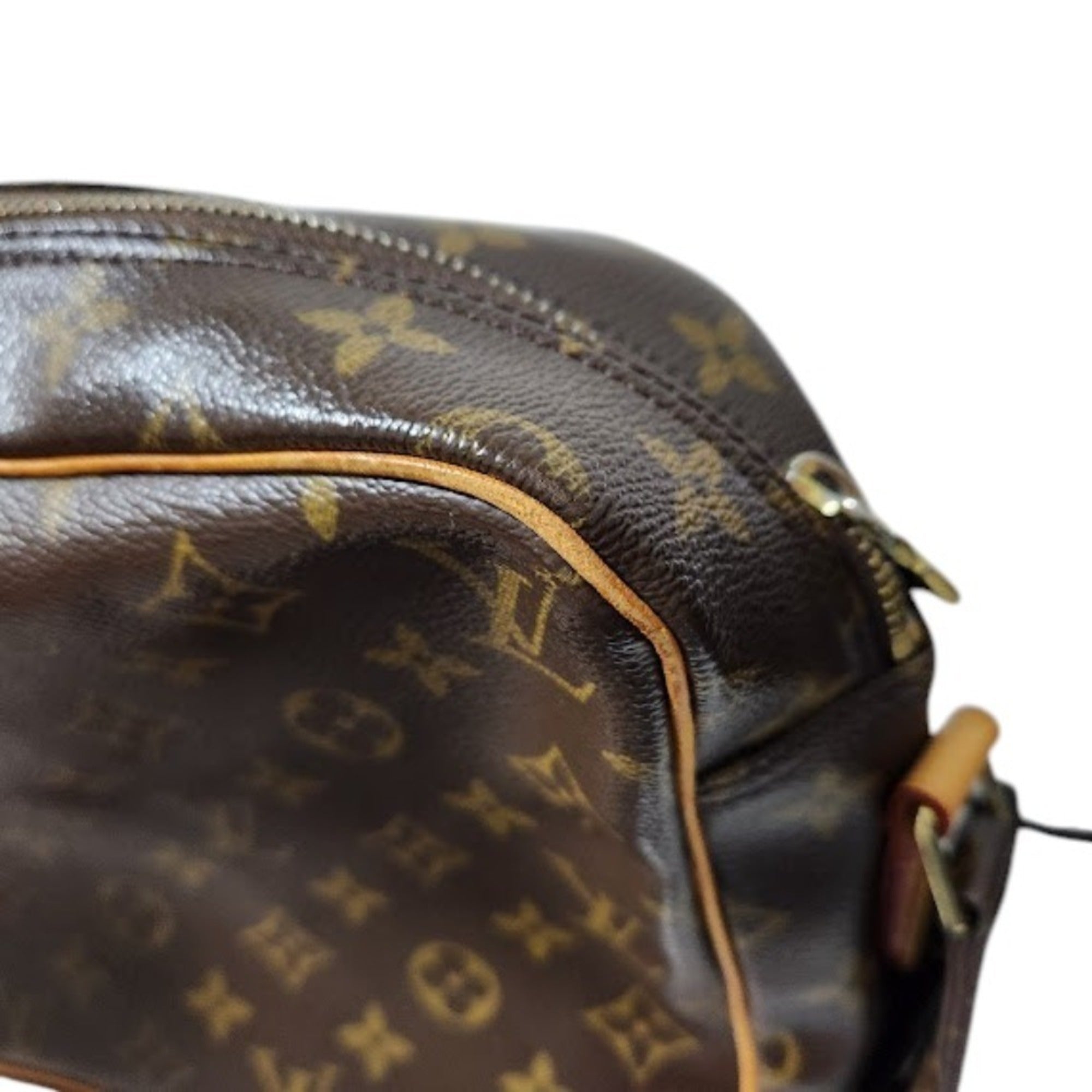 Louis Vuitton Brown Monogram Canvas Shoulder Bag (Pre-Owned)
