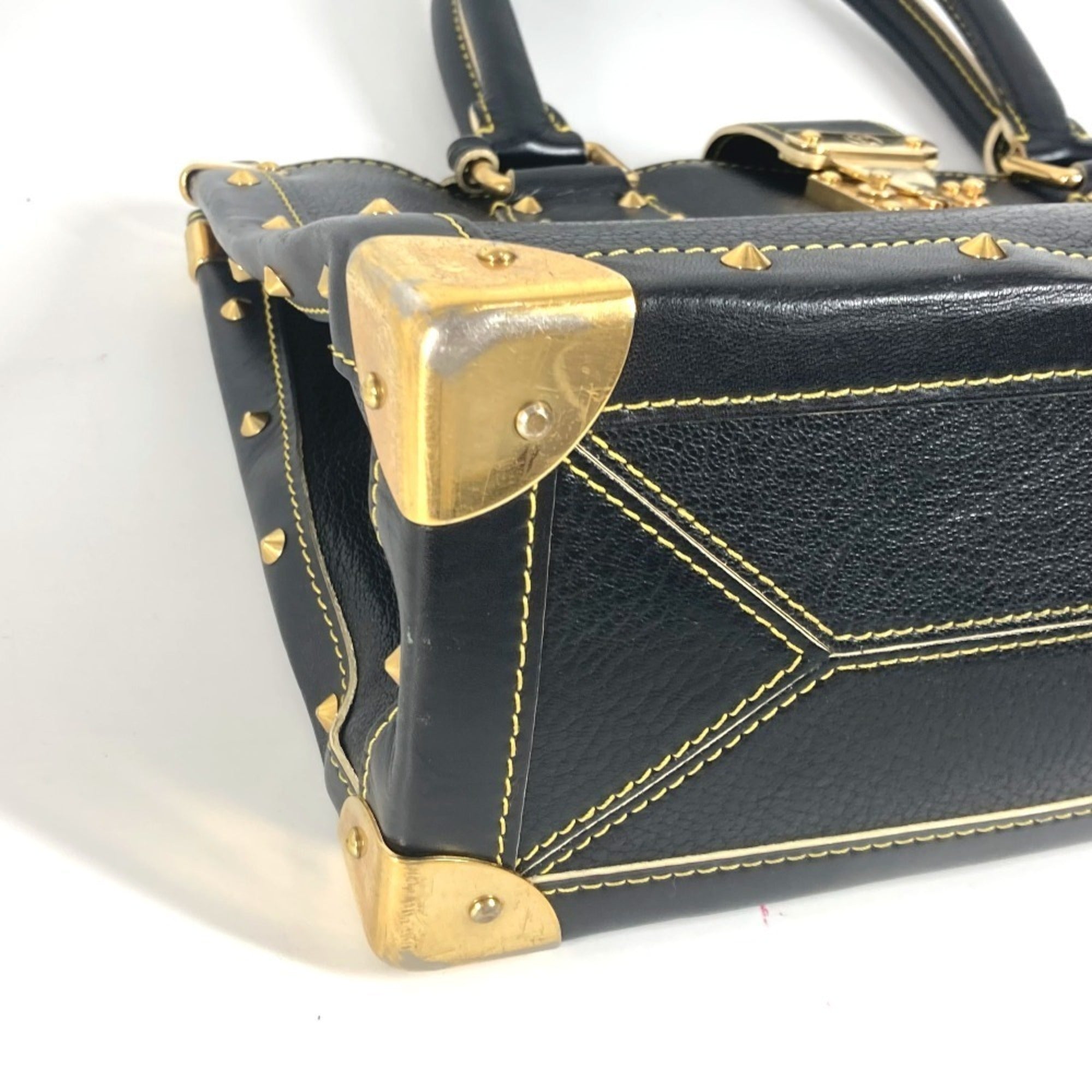 Louis Vuitton Suhali Black Suhali Leather Shoulder Bag Tote Bag (Pre-Owned)