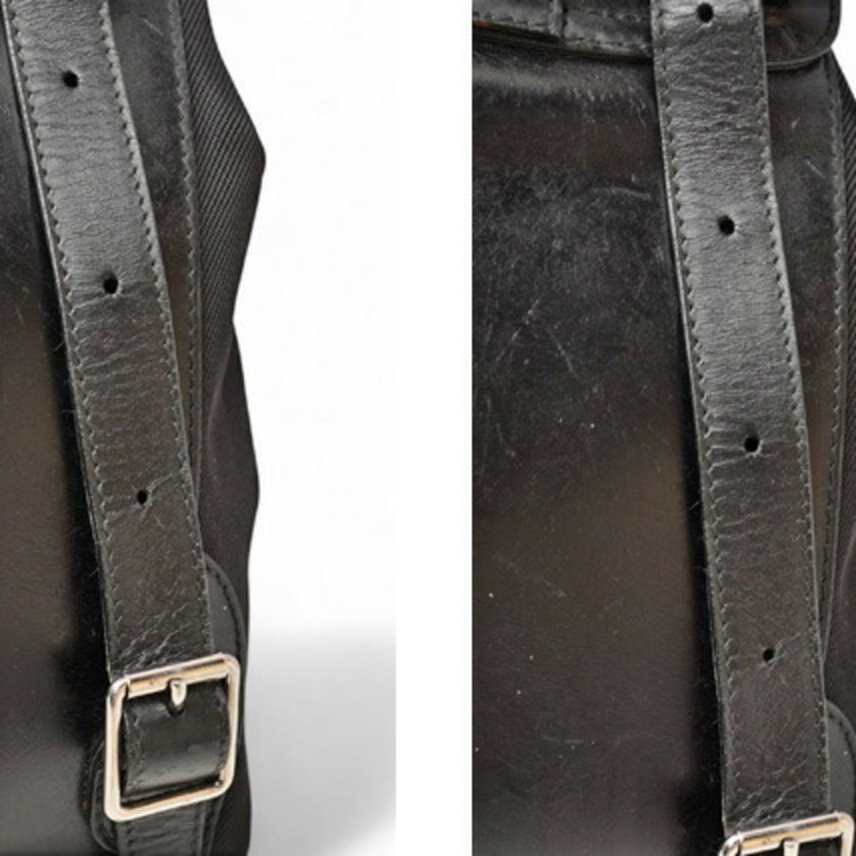 Gucci Black Leather Backpack (Pre-Owned)
