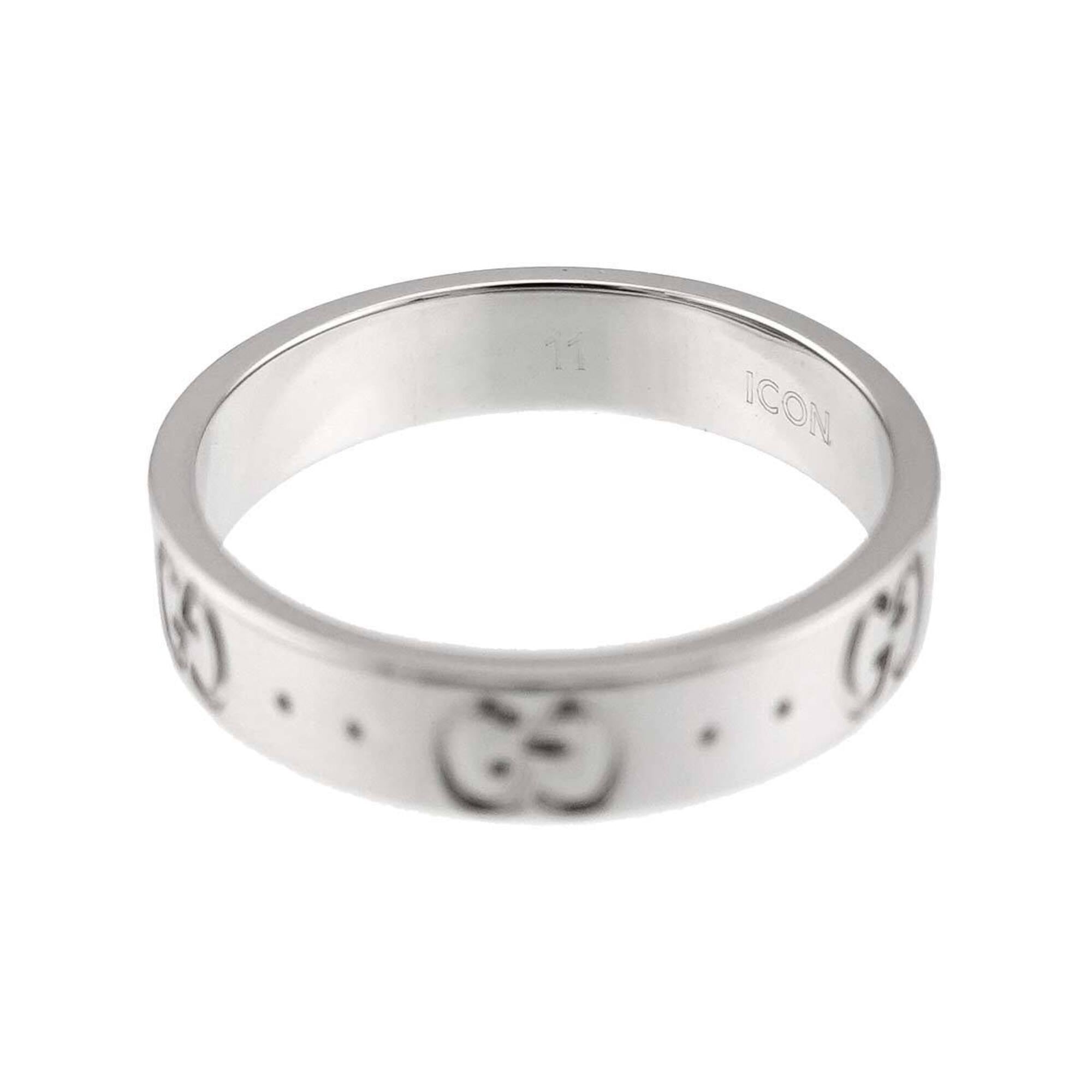 Gucci White Gold (18K) Band Ring (Pre-Owned)