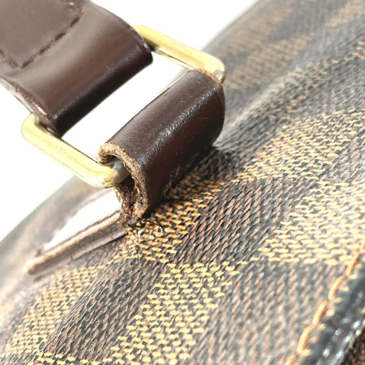 Louis Vuitton Damier Brown Ebene Damier Canvas Shoulder Bag Tote Bag (Pre-Owned)