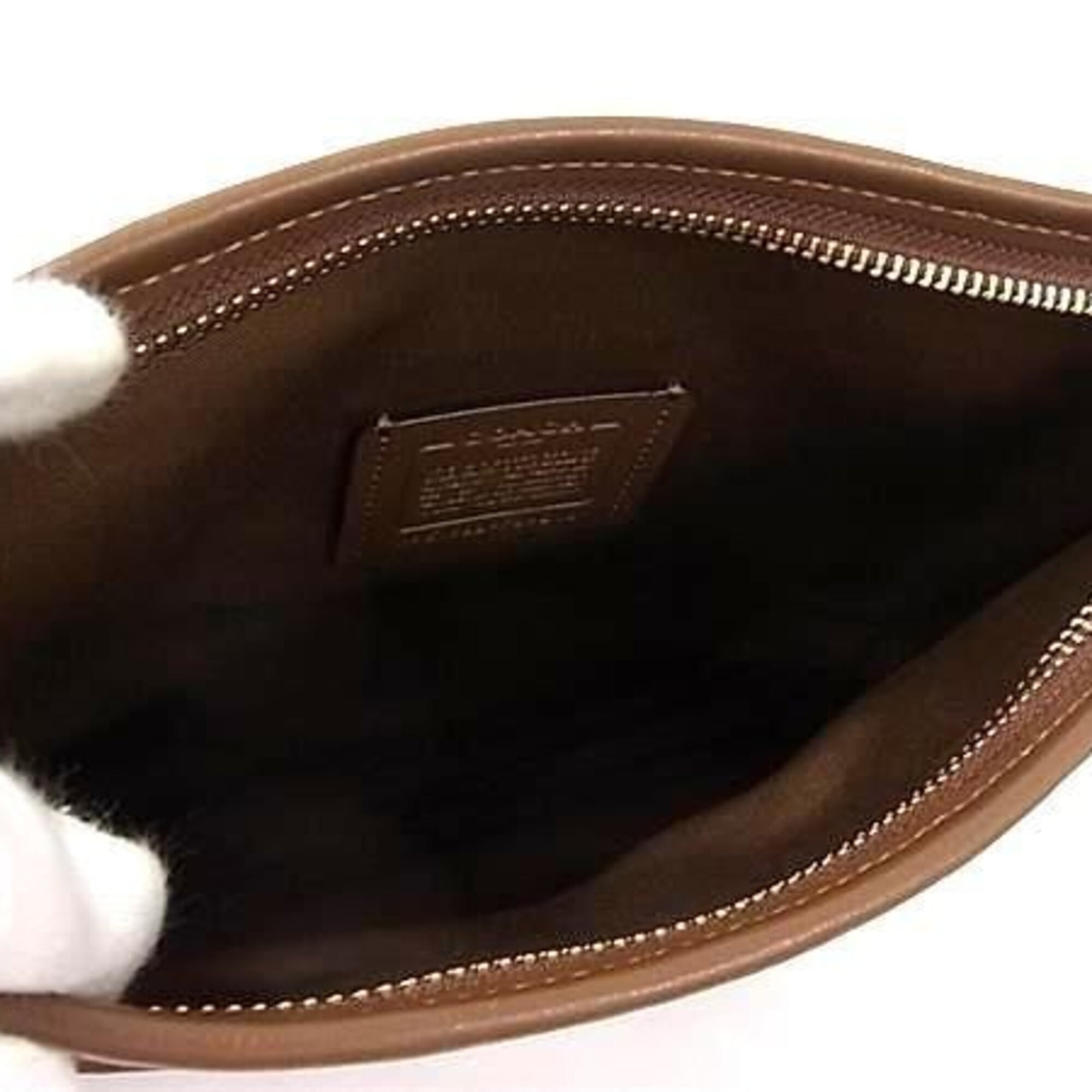 Coach Brown Pvc Leather Shoulder Bag (Pre-Owned)
