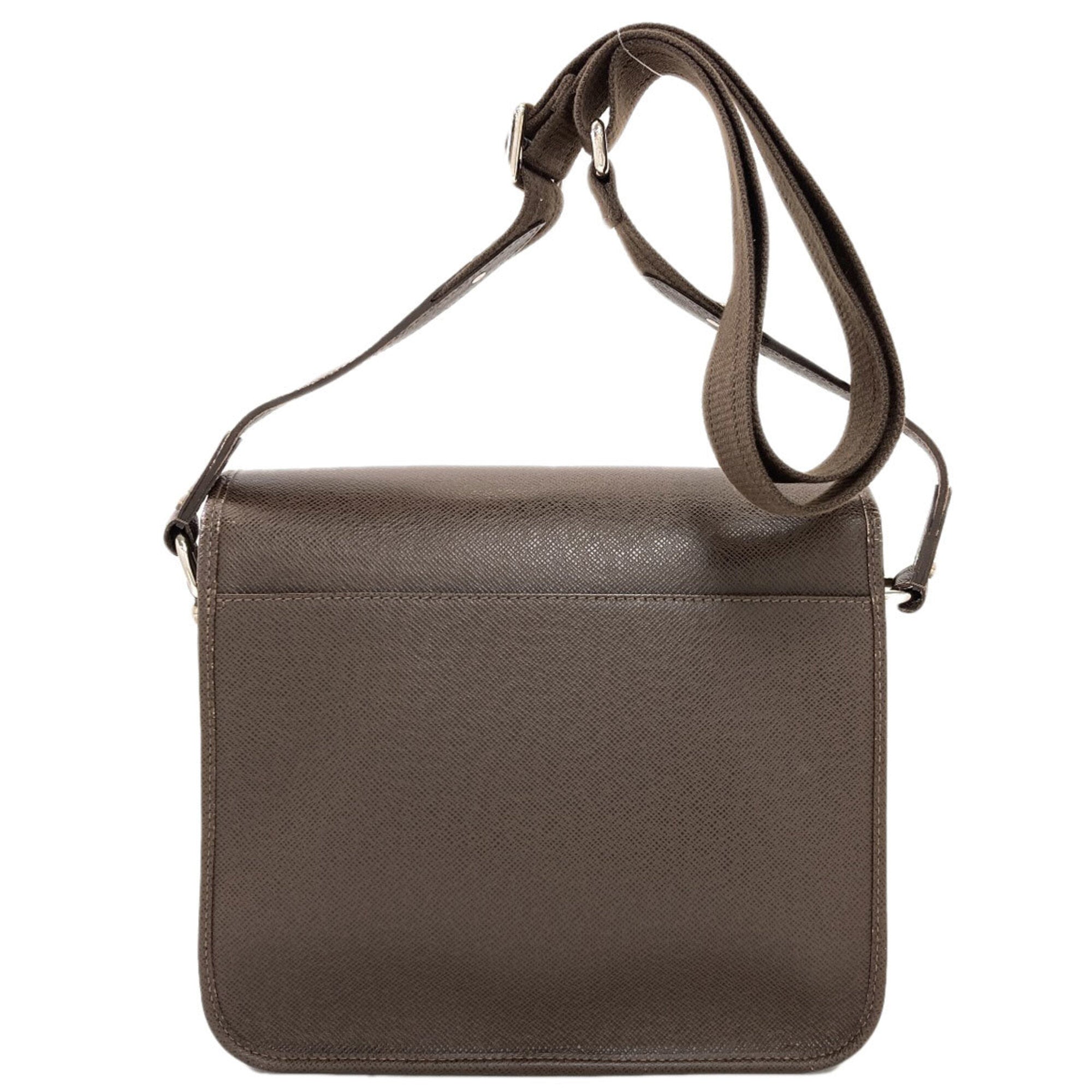Louis Vuitton Grizzly Taiga Leather Shoulder Bag (Pre-Owned)
