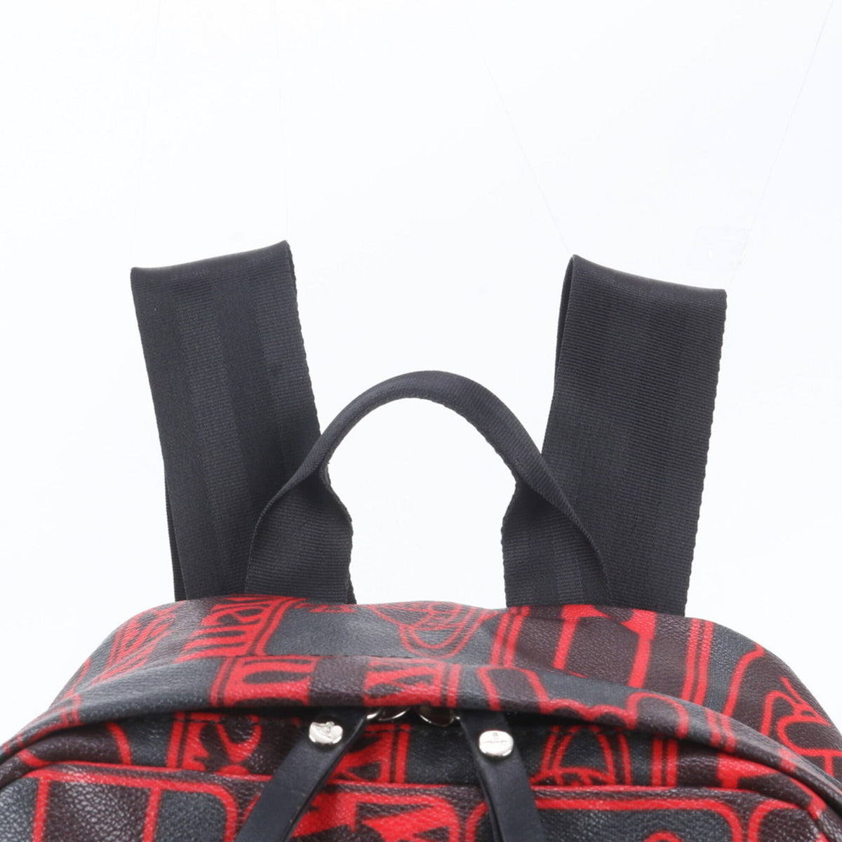 Vivienne Westwood Black Red Color Backpack (Pre-Owned)