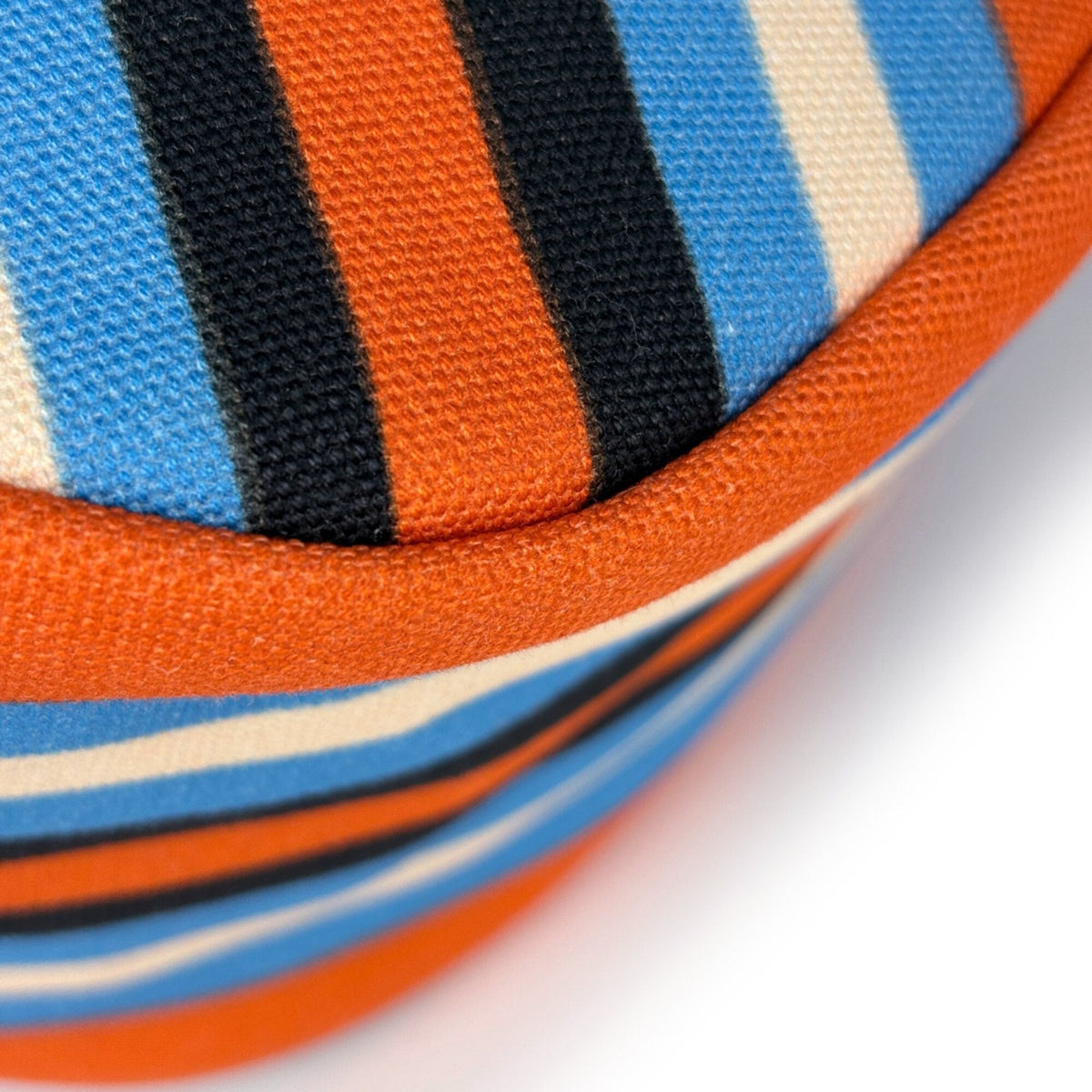 Prada Multi-Color Orange Canvas Pouch (Pre-Owned)