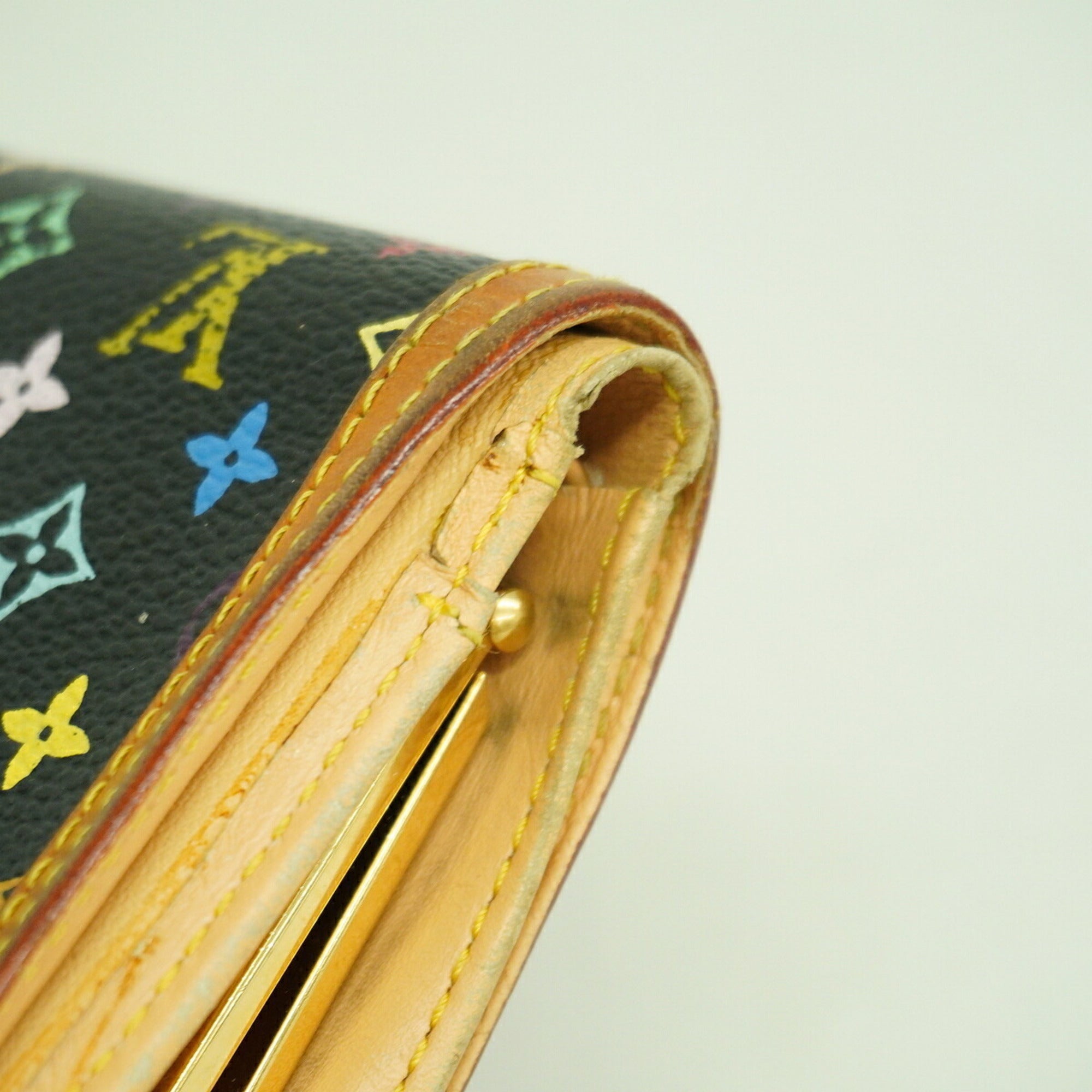 Louis Vuitton Noir Wallet (Bi-Fold) (Pre-Owned)