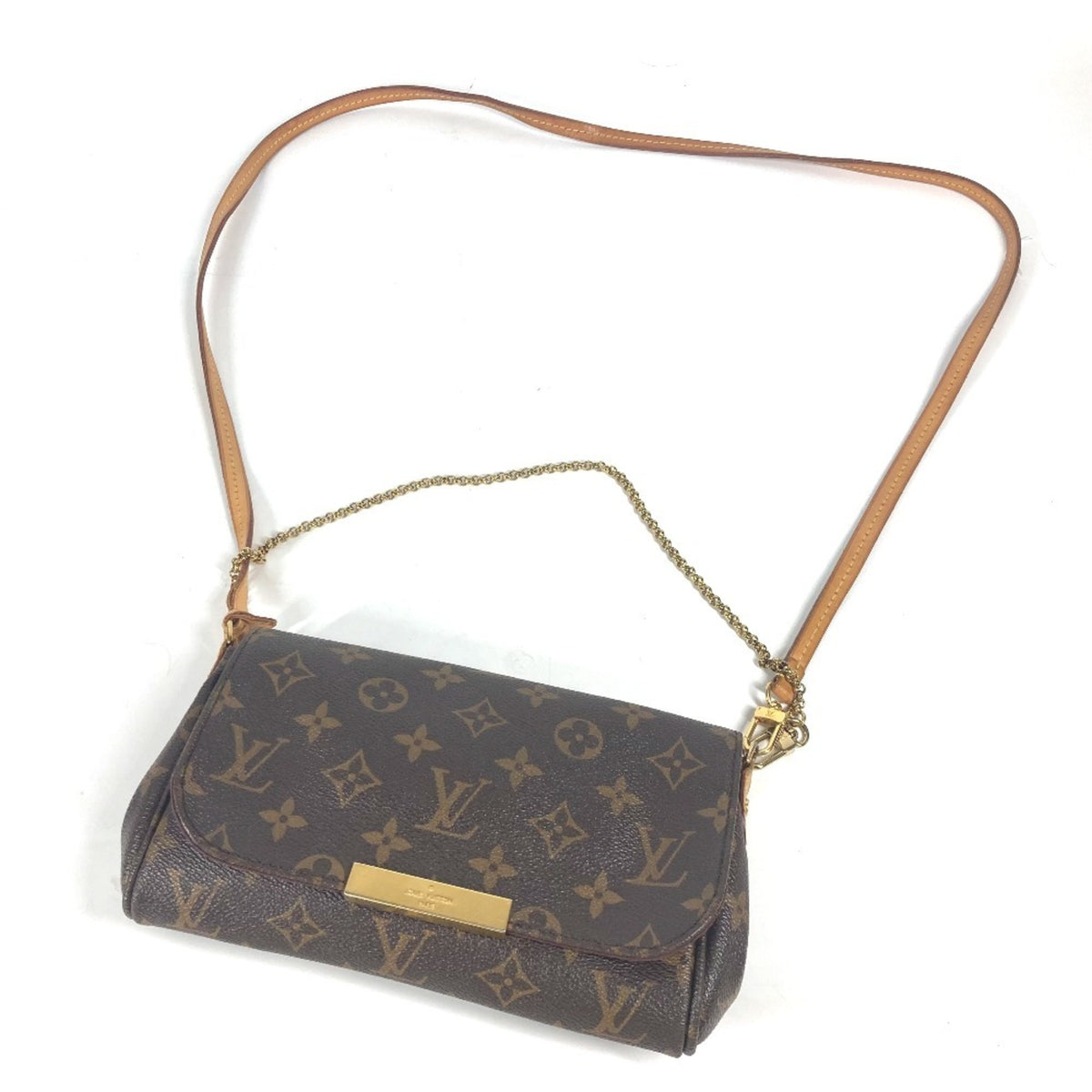 Louis Vuitton Brown Monogram Shoulder Bag (Pre-Owned)