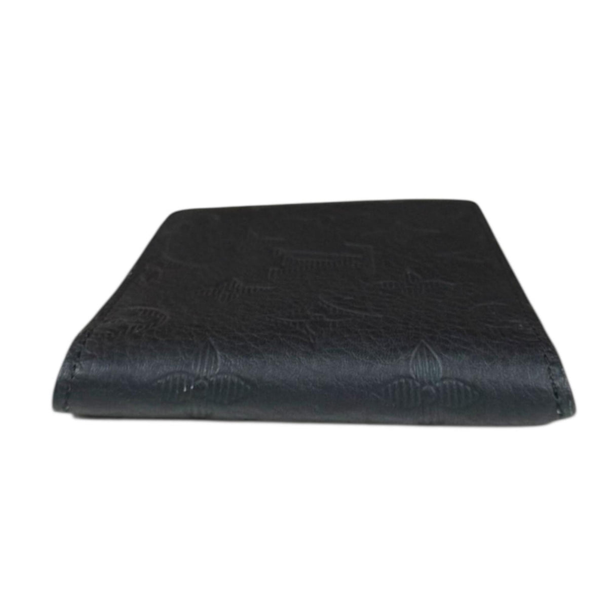 Louis Vuitton Black Leather Wallet (Bi-Fold) (Pre-Owned)