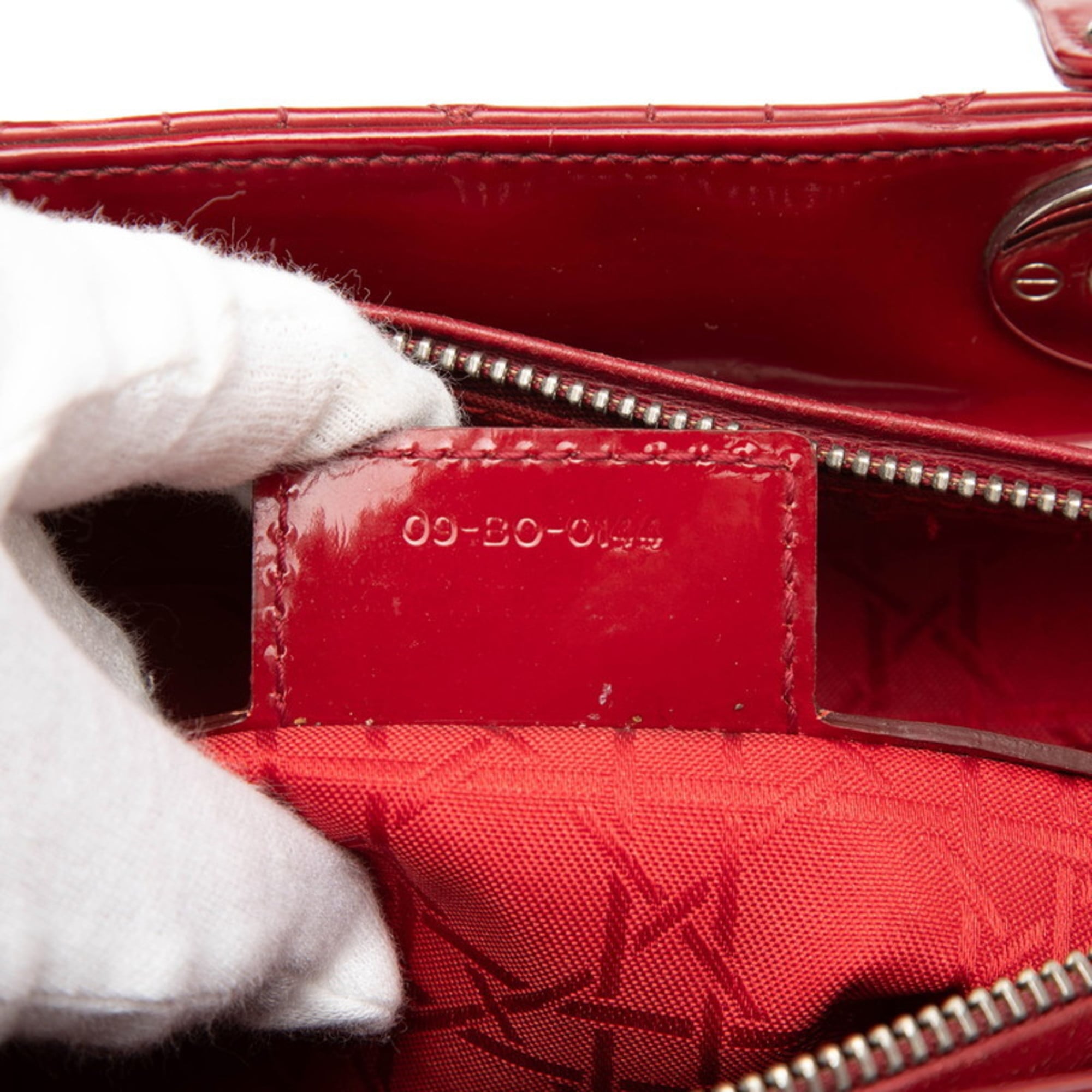 Christian Dior Red Color Handbag Shoulder Bag (Pre-Owned)