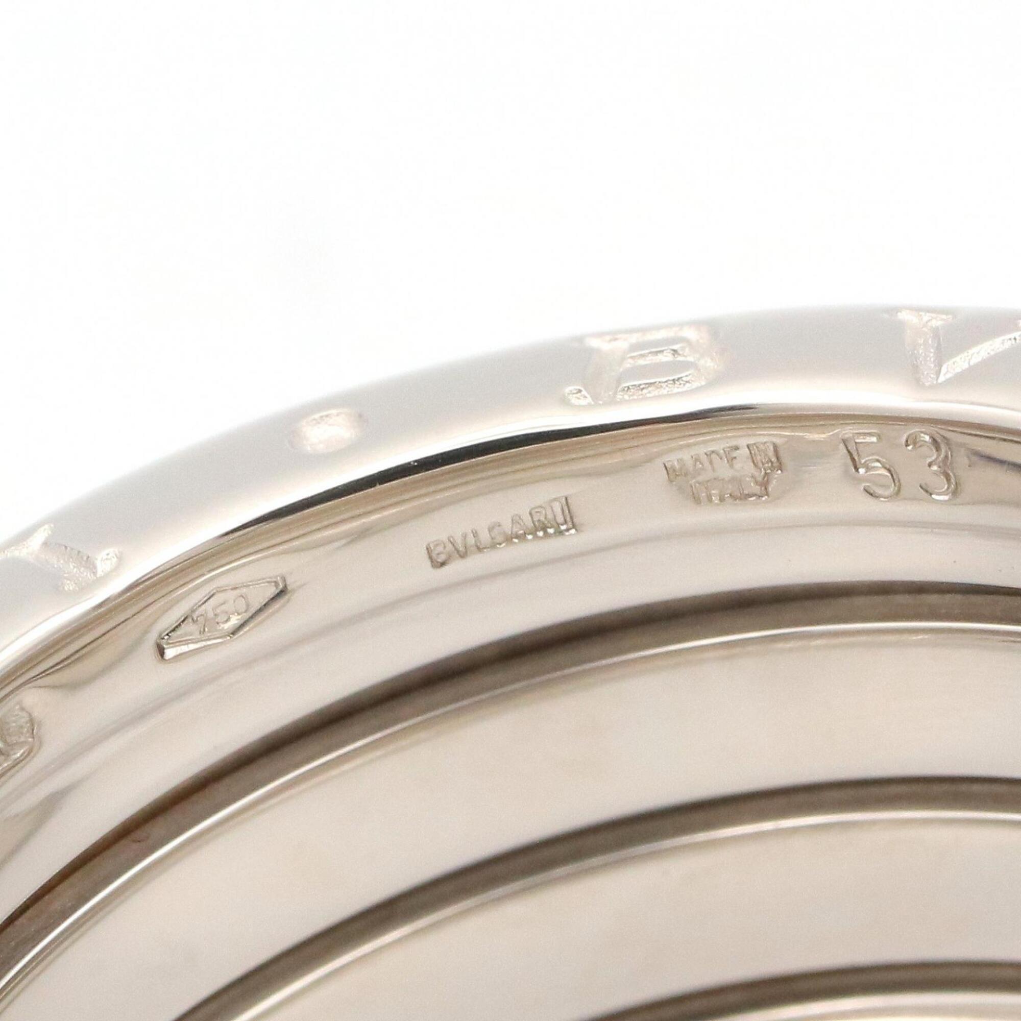 Bvlgari Silver White Gold (18K) Band Ring (Pre-Owned)