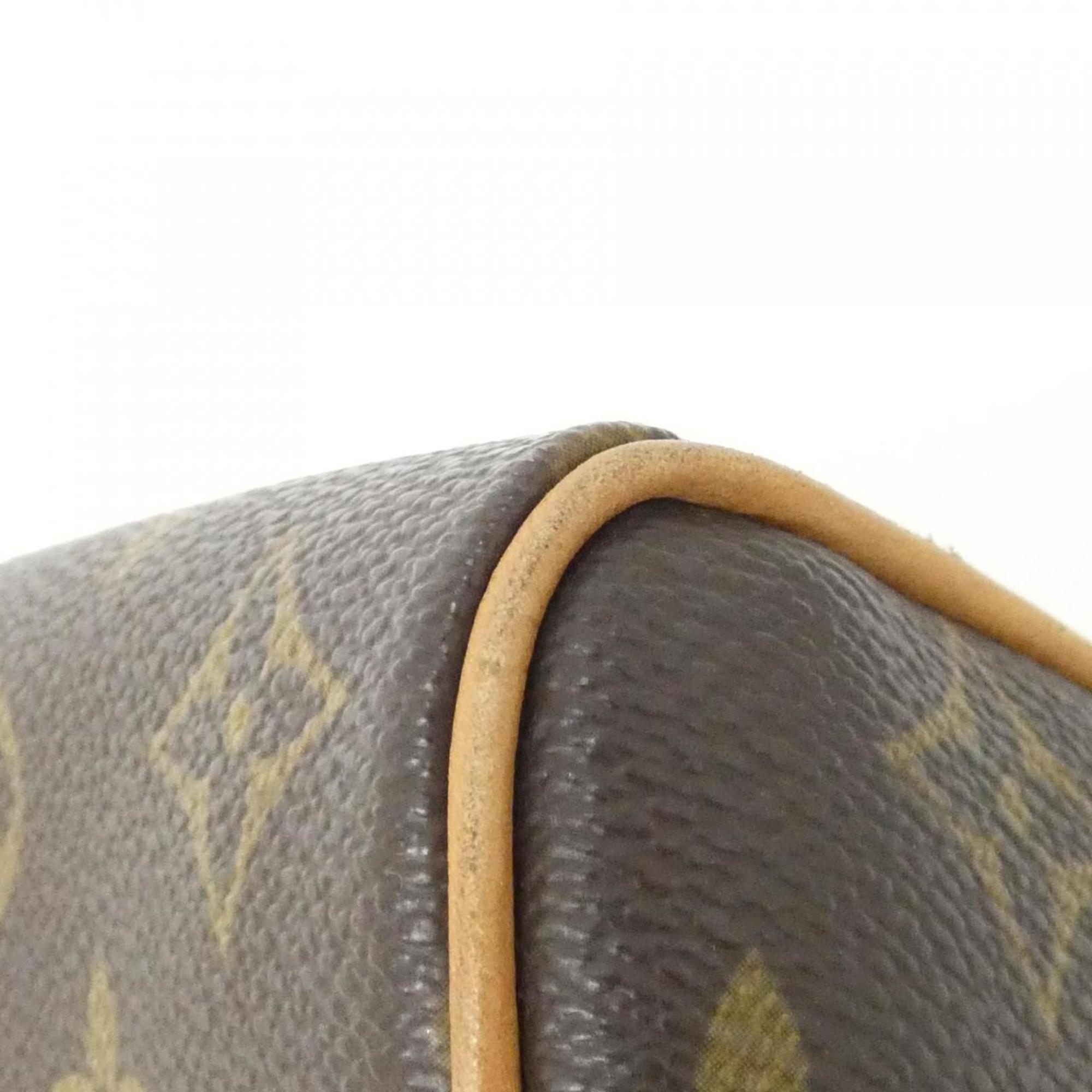 Louis Vuitton Monogram Marron Coated Canvas Handbag (Pre-Owned)